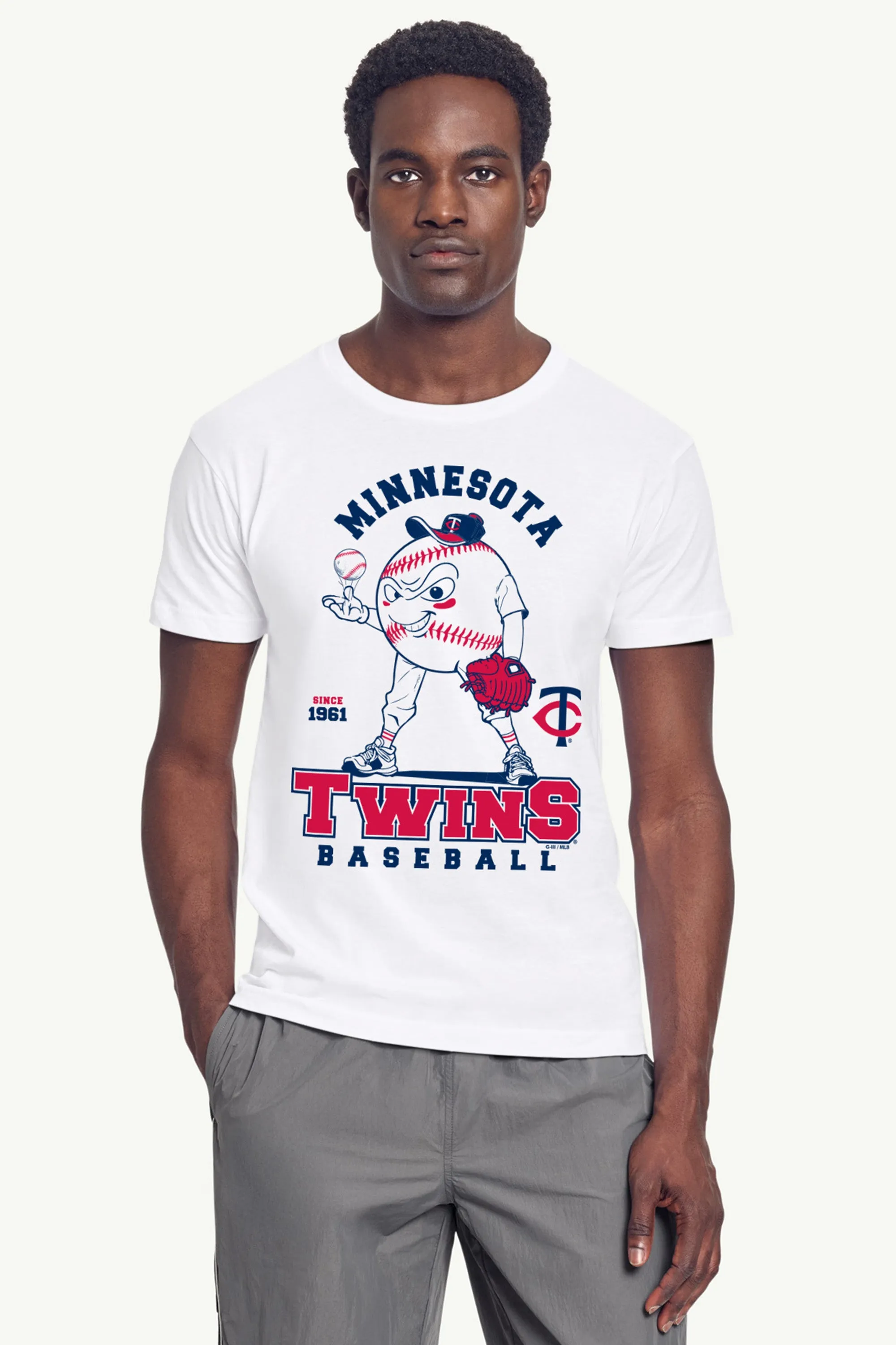 MENS MINNESOTA TWINS BASEBALL CHARACTER SHORT SLEEVE T SHIRT sold by Starter product image thumbnail 3