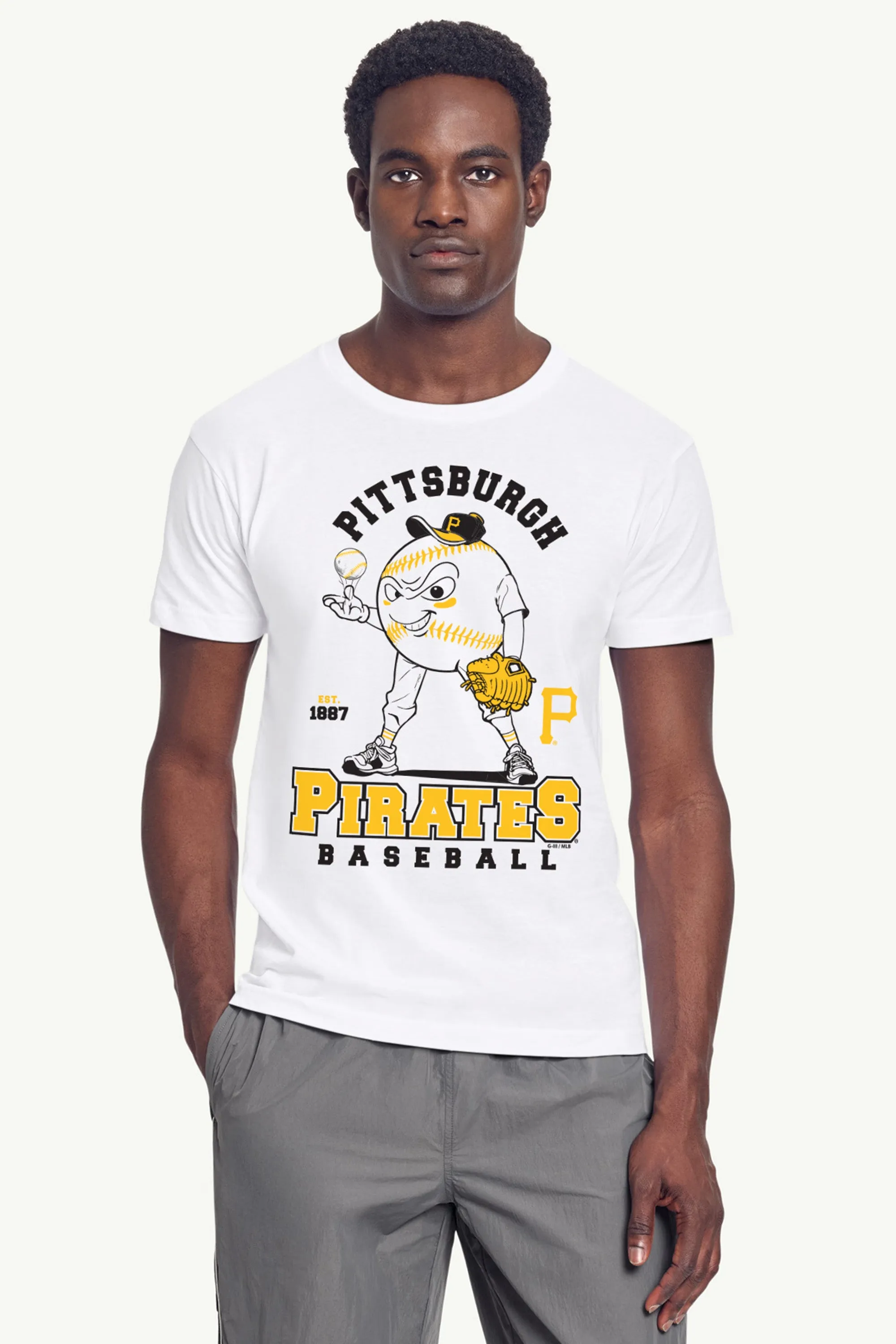 MENS PITTSBURGH PIRATES BASEBALL CHARACTER SHORT SLEEVE T SHIRT sold by Starter product image thumbnail 3