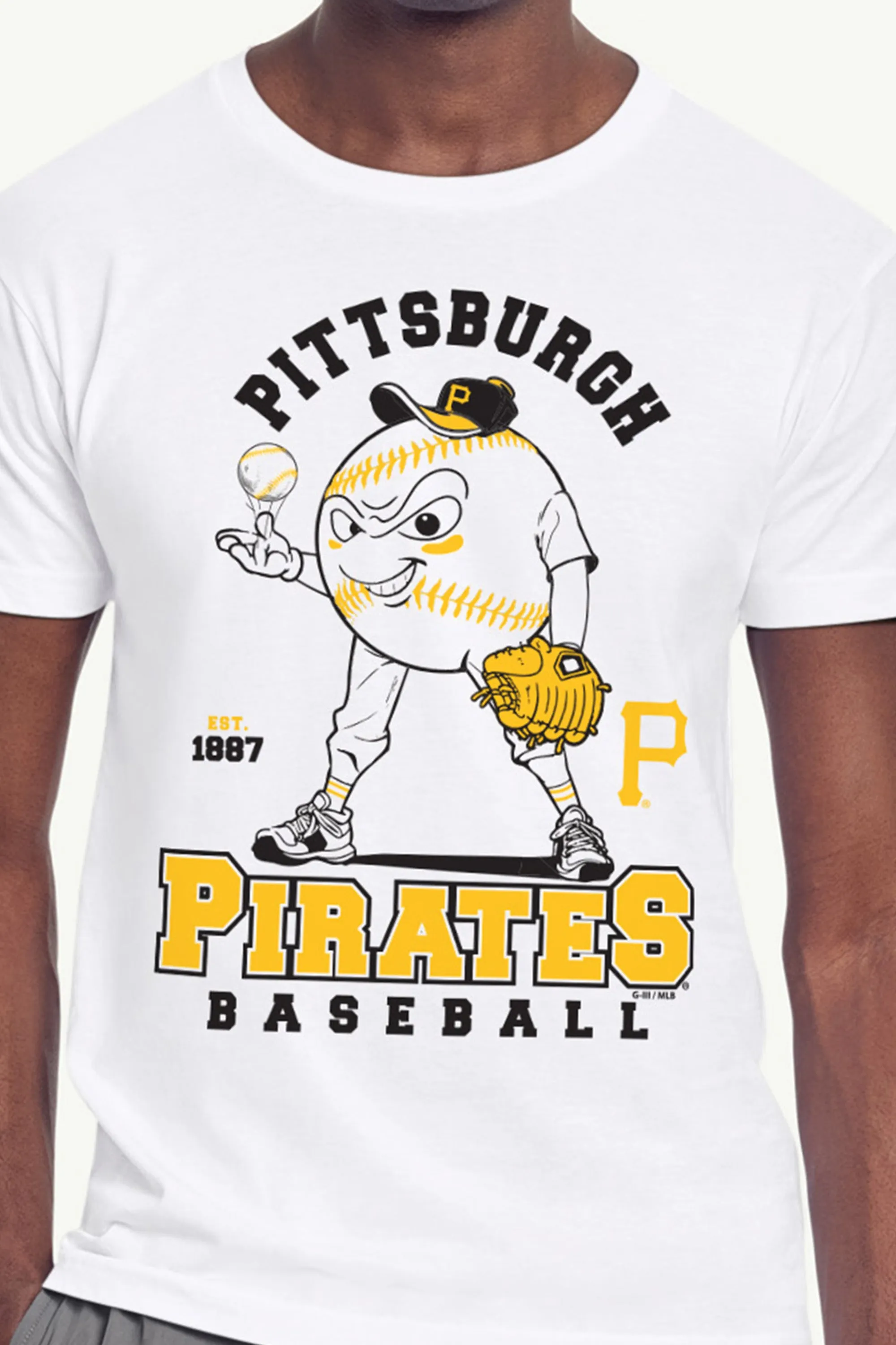 MENS PITTSBURGH PIRATES BASEBALL CHARACTER SHORT SLEEVE T SHIRT sold by Starter product image thumbnail 2