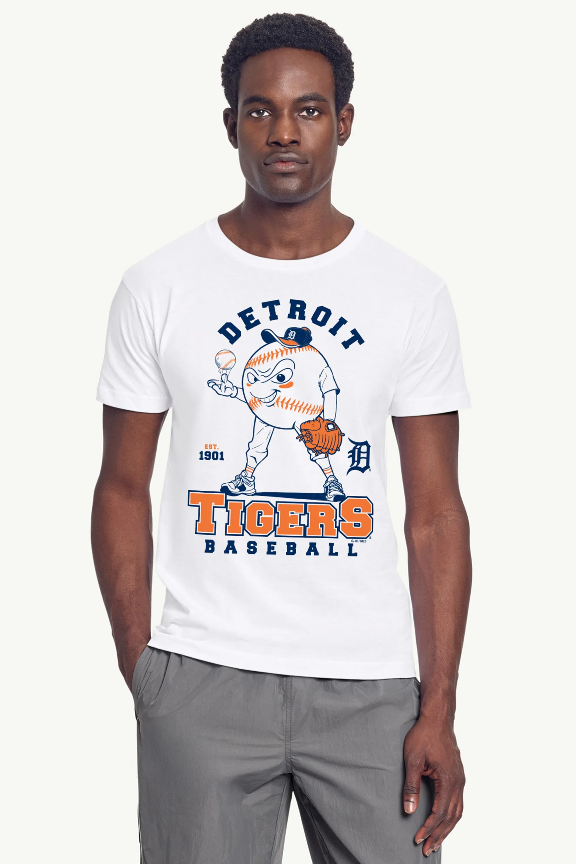 MENS DETROIT TIGERS BASEBALL CHARACTER SHORT SLEEVE T SHIRT sold by Starter product image thumbnail 3