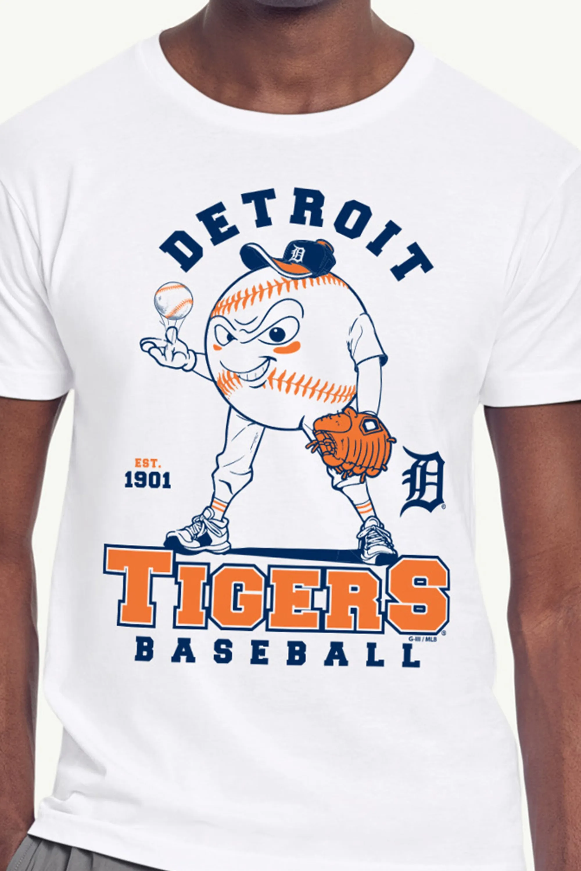 MENS DETROIT TIGERS BASEBALL CHARACTER SHORT SLEEVE T SHIRT sold by Starter product image thumbnail 2