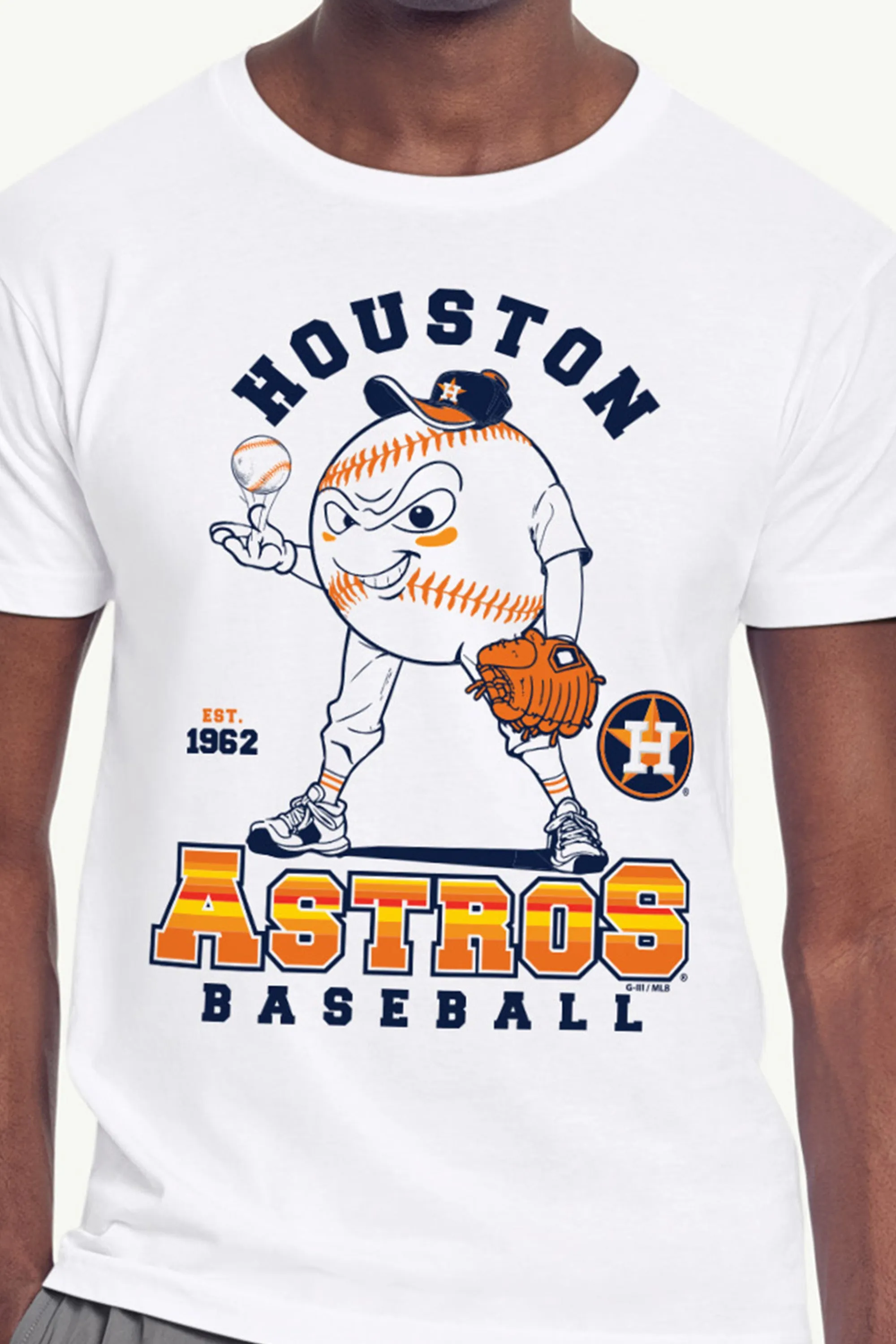 MENS HOUSTON ASTROS BASEBALL CHARACTER SHORT SLEEVE T SHIRT sold by Starter product image thumbnail 2