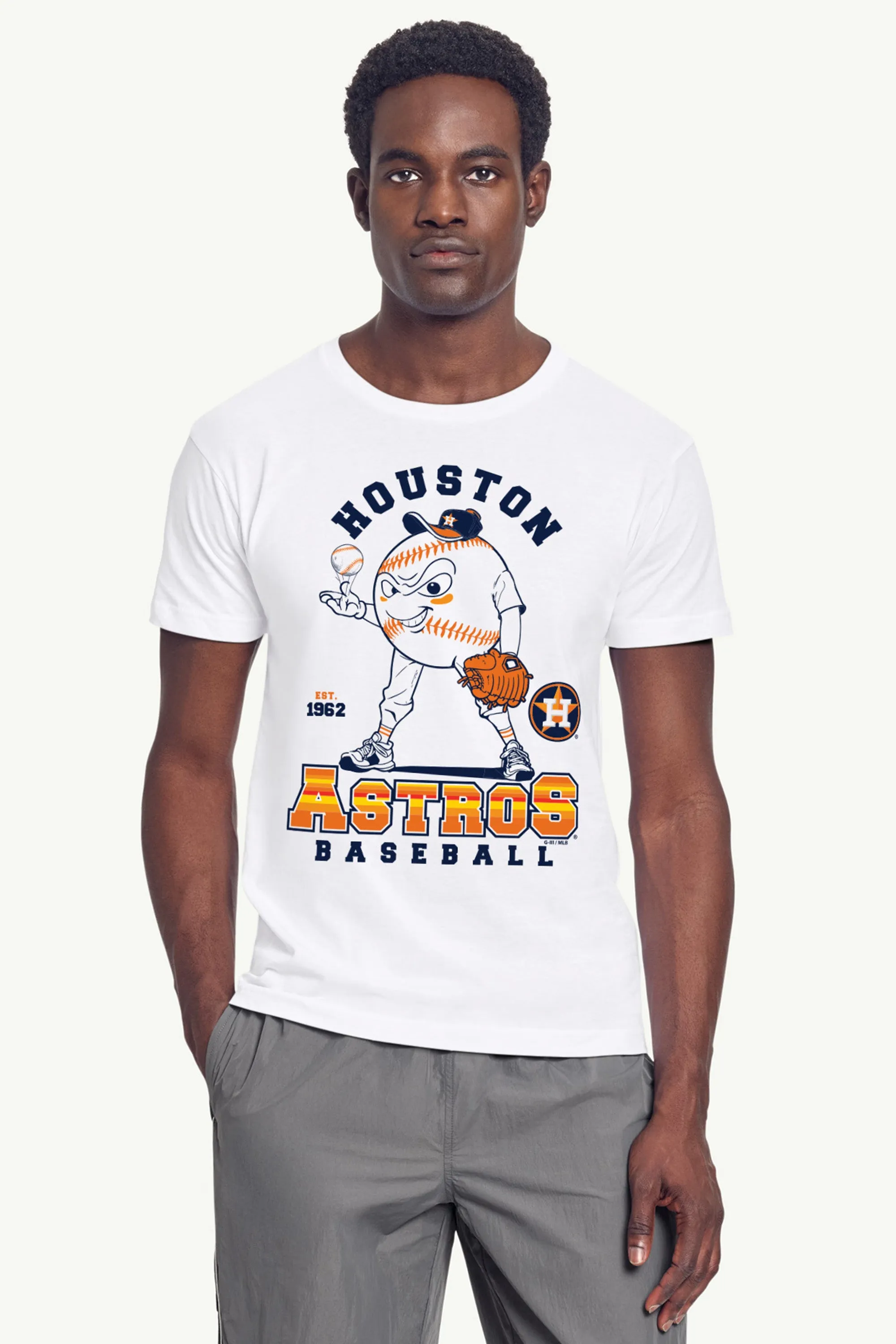 MENS HOUSTON ASTROS BASEBALL CHARACTER SHORT SLEEVE T SHIRT sold by Starter product image thumbnail 3