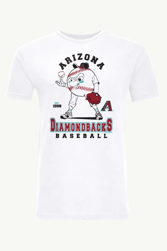 MENS ARIZONA DIAMONDBACKS BASEBALL CHARACTER SHORT SLEEVE T SHIRT made by Starter