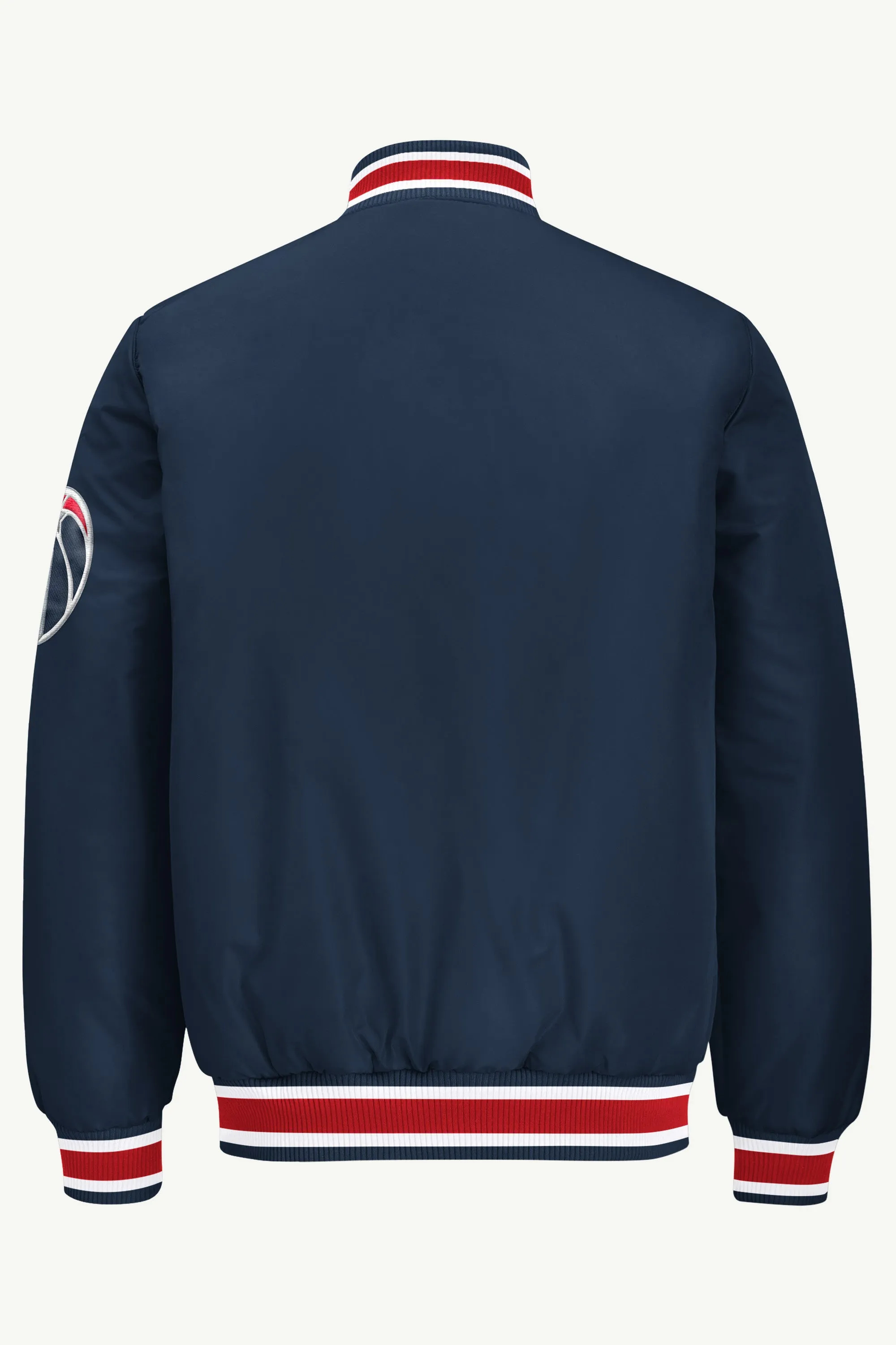 MENS WASHINGTON WIZARDS ACROSS SATIN VARSITY JACKET sold by Starter product image thumbnail 3
