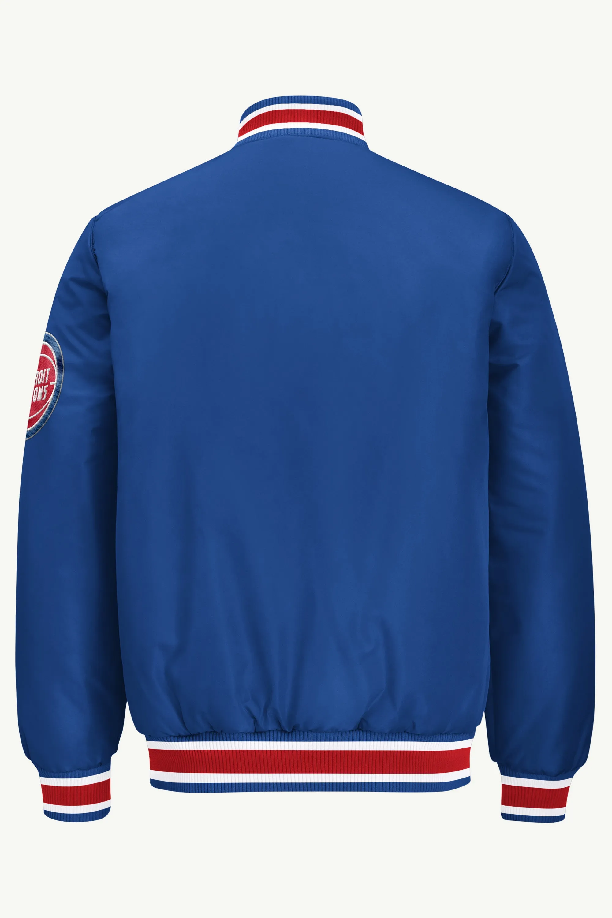 MENS DETROIT PISTONS ACROSS SATIN VARSITY JACKET sold by Starter product image thumbnail 3