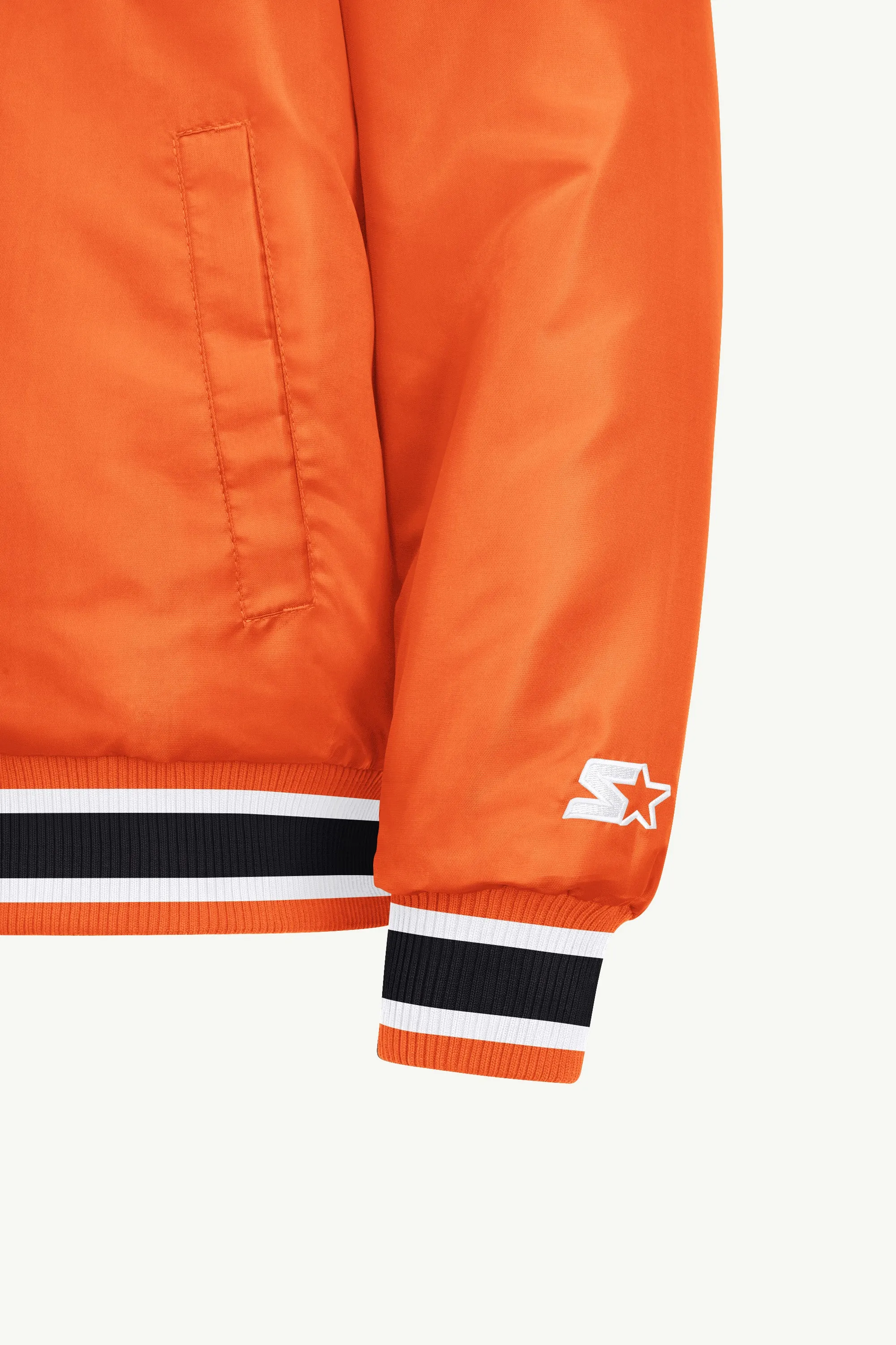 MENS BALTIMORE ORIOLES ACROSS SATIN VARSITY JACKET sold by Starter product image thumbnail 5