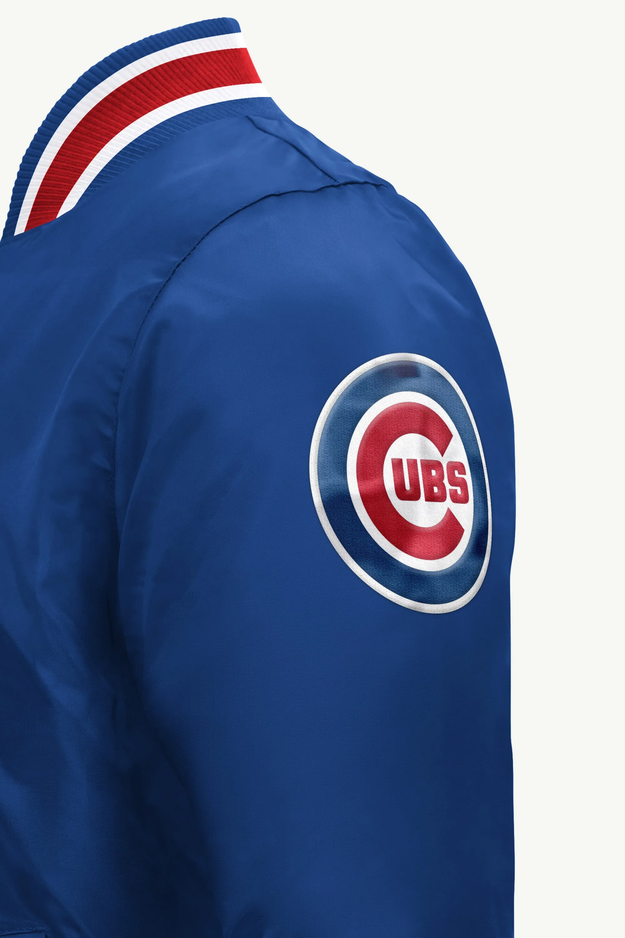 MENS CHICAGO CUBS ACROSS SATIN VARSITY JACKET sold by Starter product image thumbnail 4