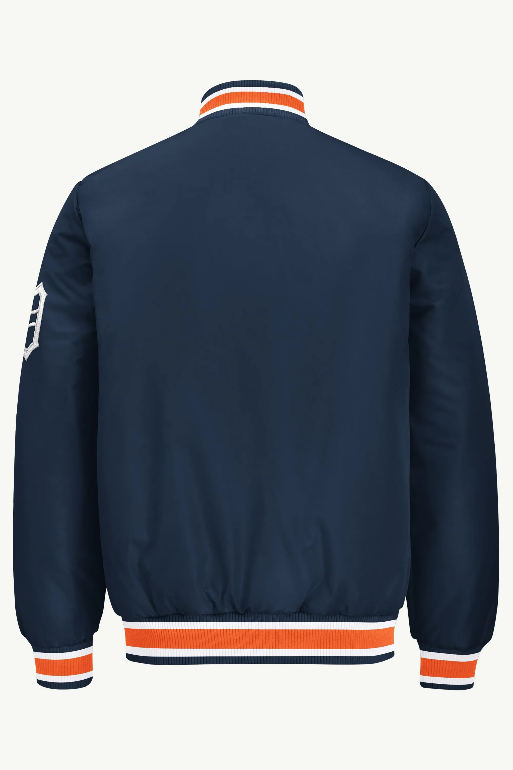 MENS DETROIT TIGERS ACROSS SATIN VARSITY JACKET sold by Starter product image thumbnail 3