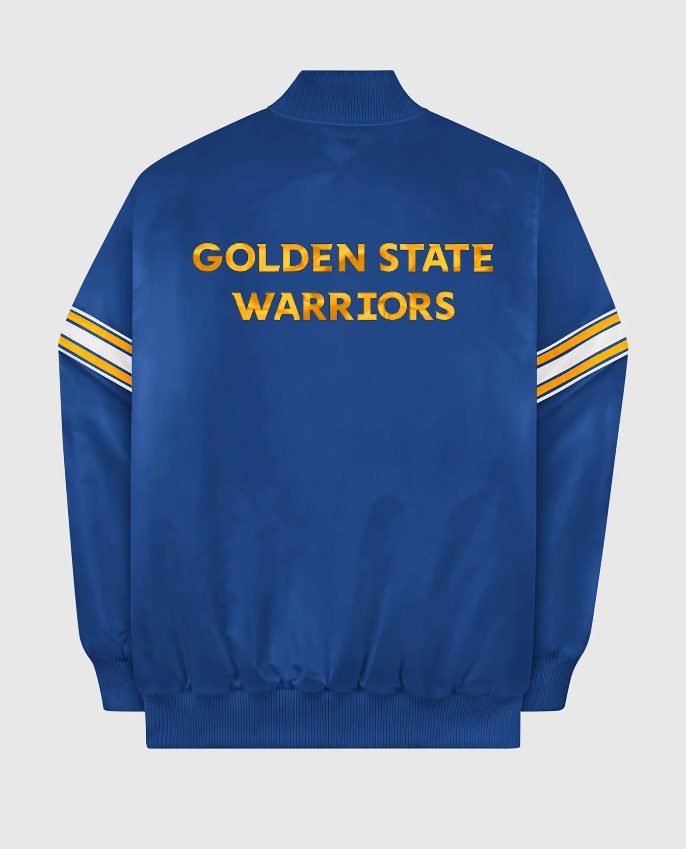 Golden State Warriors Varsity Satin Full-Snap Jacket sold by Starter product image thumbnail 4
