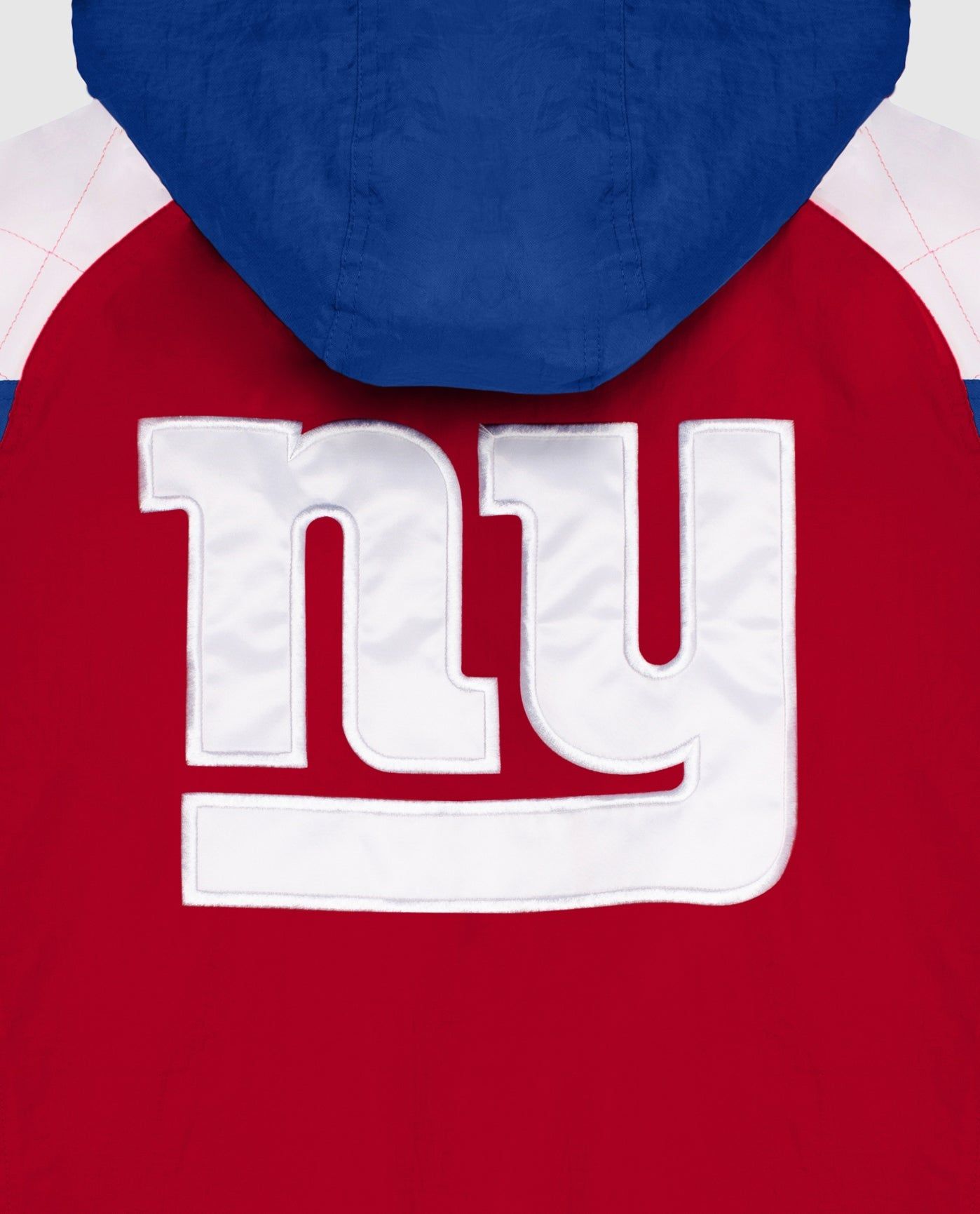 New York Giants Hooded Nylon Half-Zip Jacket sold by Starter product image thumbnail 3