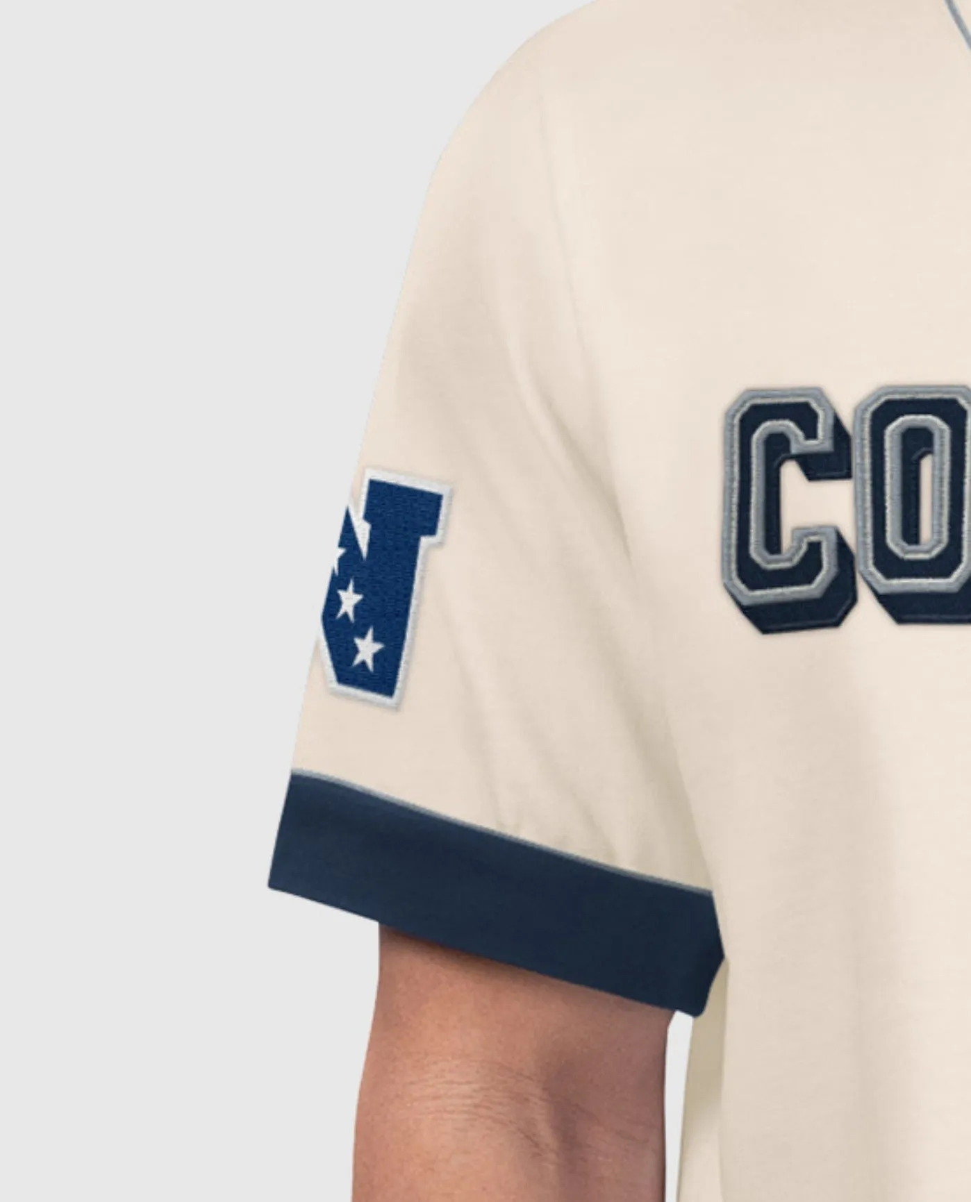 Dallas Cowboys Relay Retro Baseball Jersey sold by Starter product image thumbnail 3
