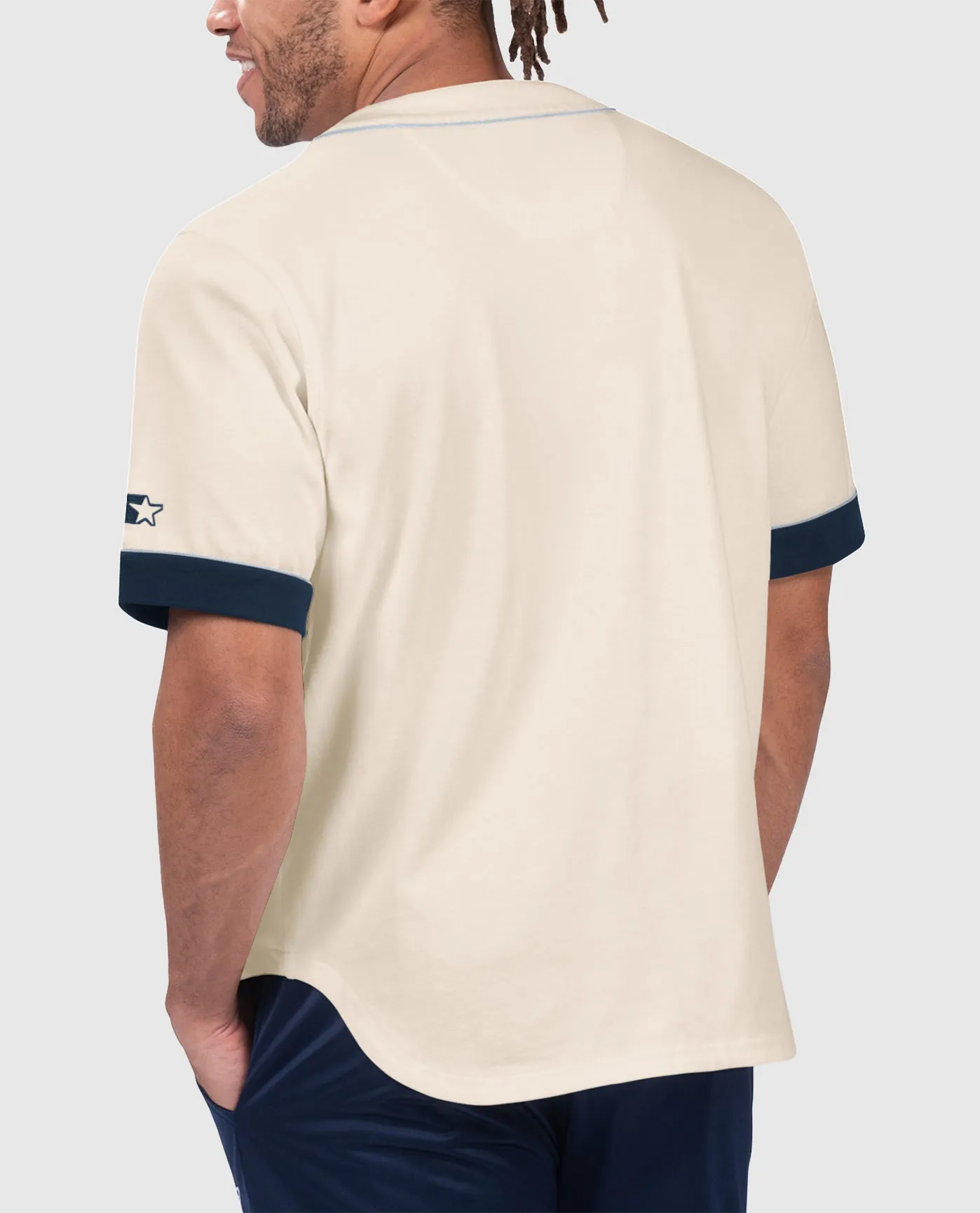 Dallas Cowboys Relay Retro Baseball Jersey sold by Starter product image thumbnail 4
