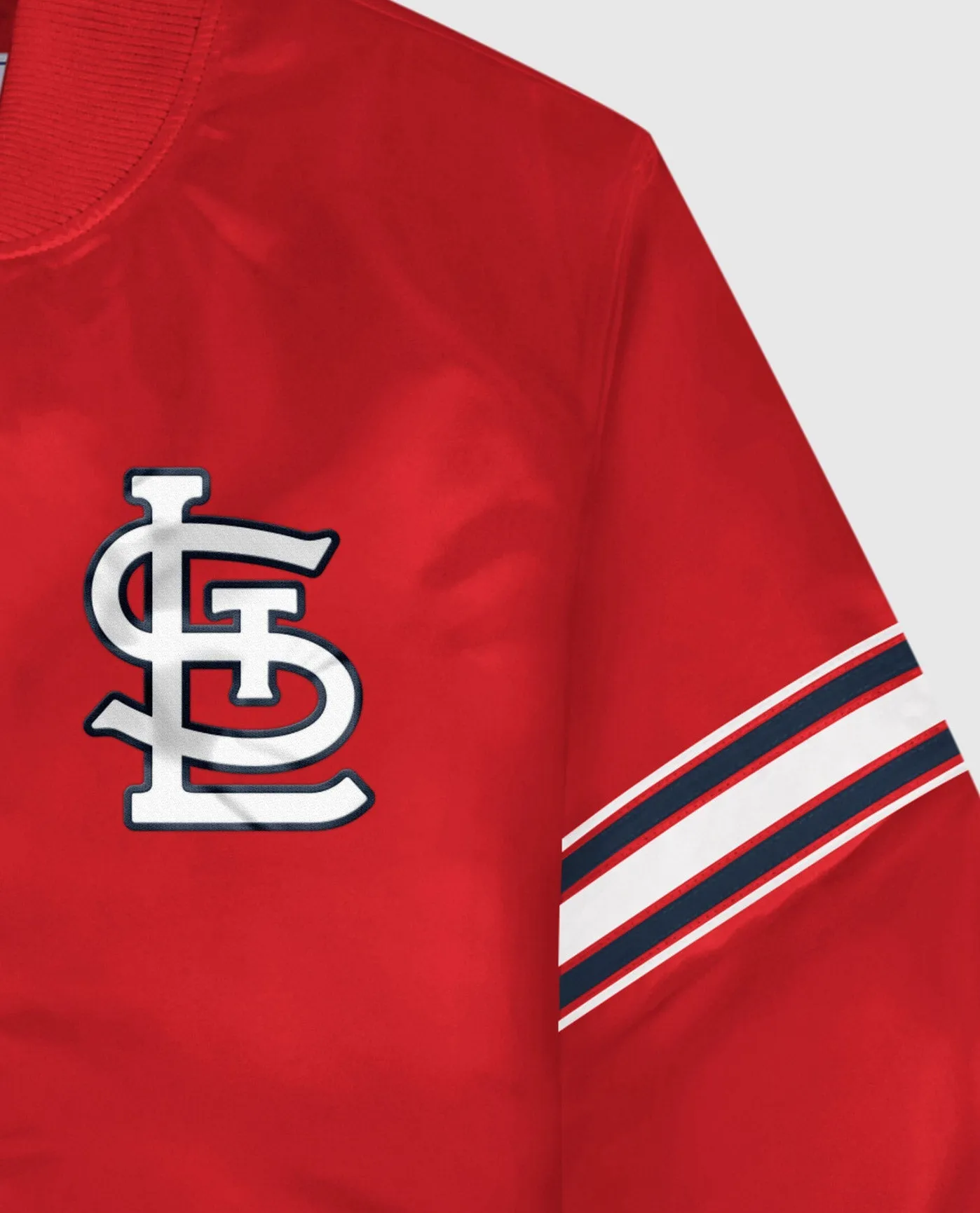 St. Louis Cardinals Varsity Satin Full-Snap Jacket sold by Starter product image thumbnail 2