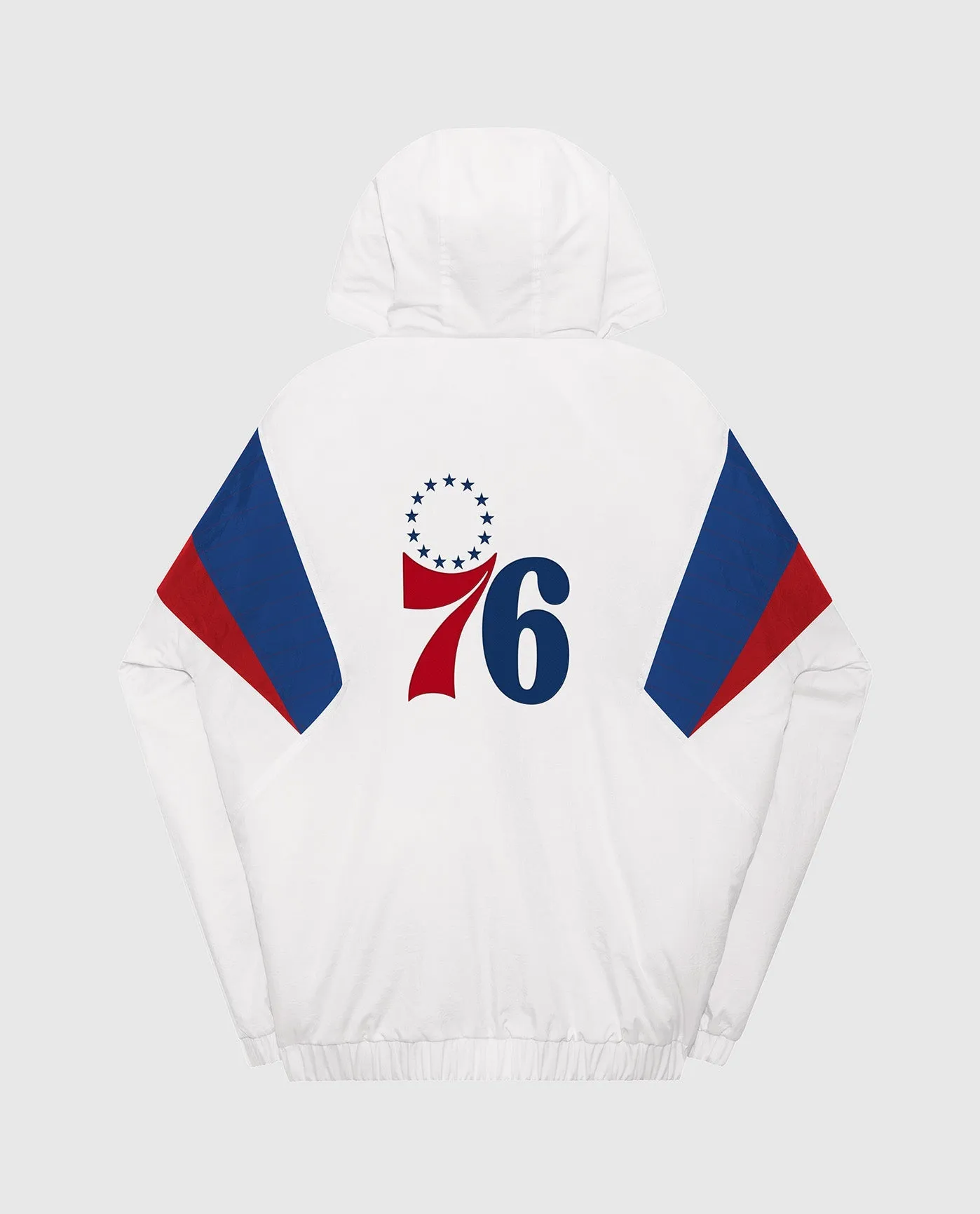 Philadelphia 76ers Breakaway Nylon Half-Zip Jacket sold by Starter product image thumbnail 4