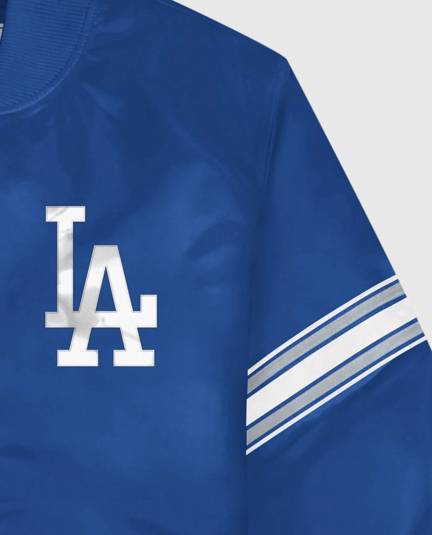 Los Angeles Dodgers Varsity Satin Full-Snap Jacket sold by Starter product image thumbnail 2