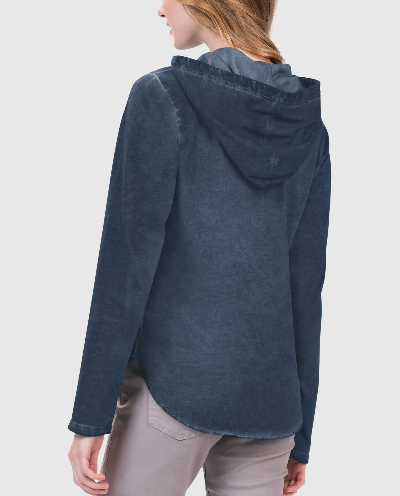 Women's Dallas Cowboys Wishbone Long Sleeve Hooded Shirt sold by Starter product image thumbnail 4