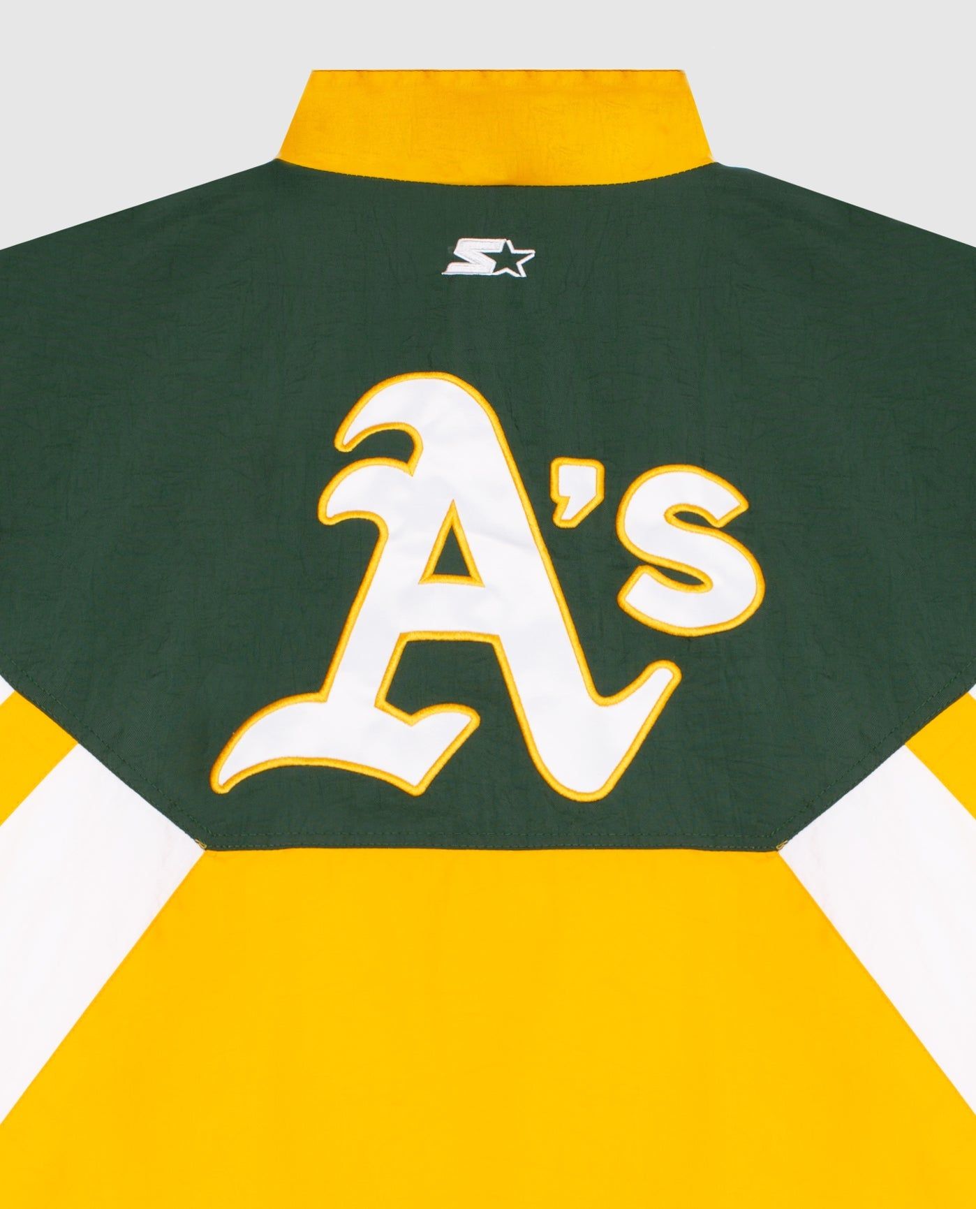 Oakland Athletics Nylon Half-Zip Jacket sold by Starter product image thumbnail 3