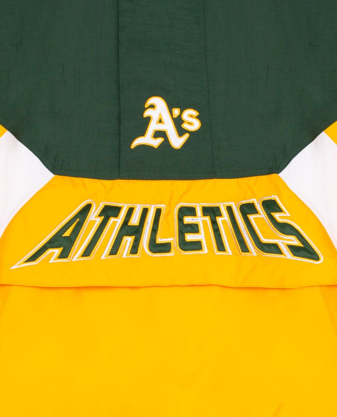 Oakland Athletics Nylon Half-Zip Jacket sold by Starter product image thumbnail 2