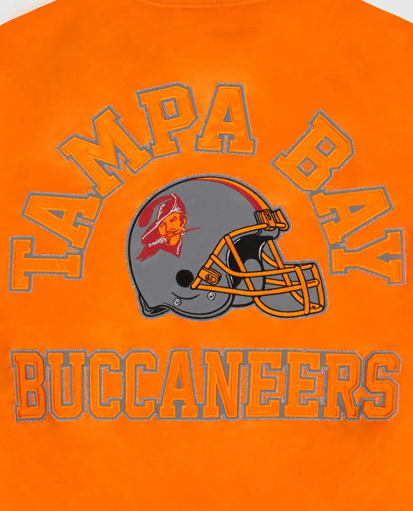 Tampa Bay Buccaneers Varsity Satin Full-Snap Jacket sold by Starter product image thumbnail 3