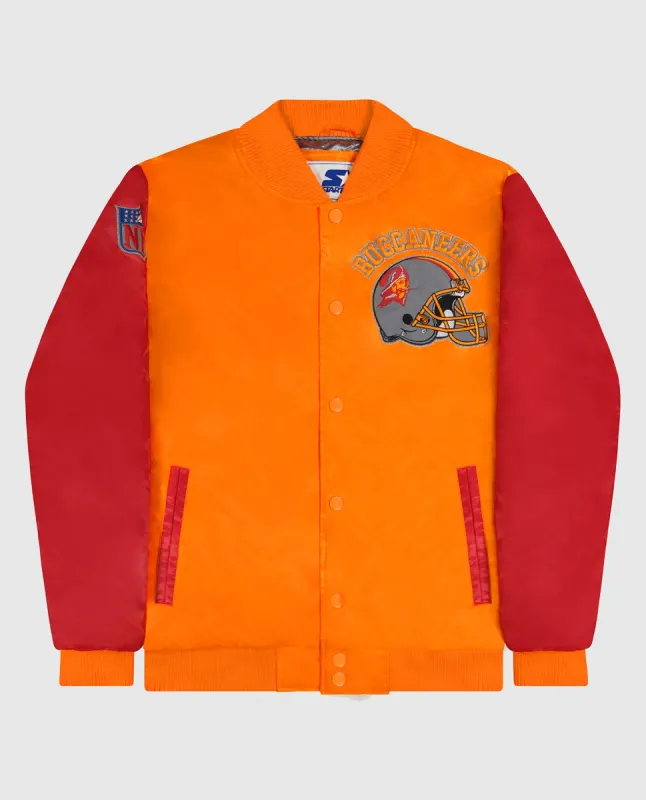 Tampa Bay Buccaneers Varsity Satin Full-Snap Jacket sold by Starter