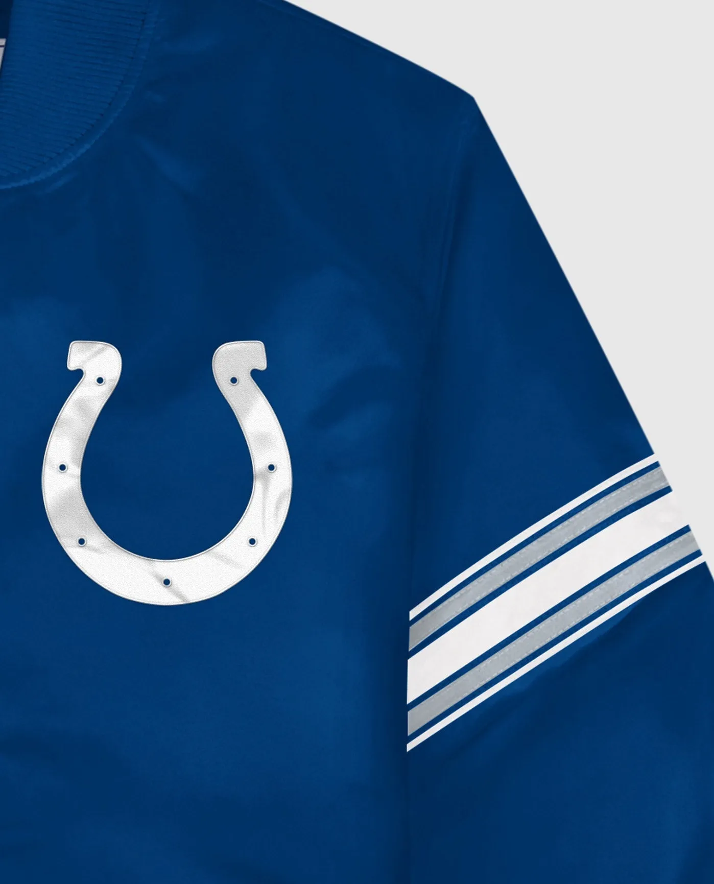 Indianapolis Colts Varsity Satin Full-Snap Jacket sold by Starter product image thumbnail 2