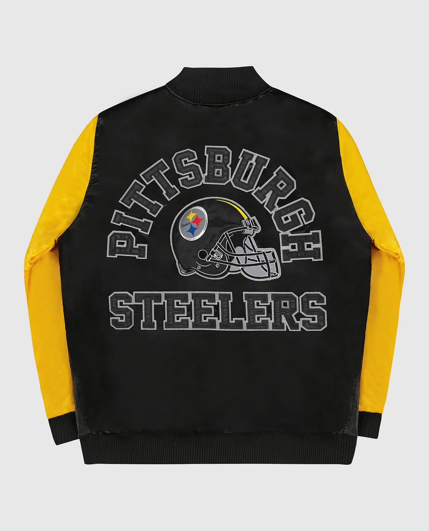 Pittsburgh Steelers Varsity Satin Full-Snap Jacket sold by Starter product image thumbnail 4