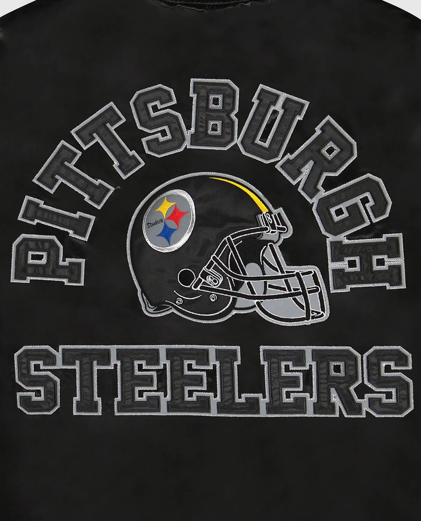 Pittsburgh Steelers Varsity Satin Full-Snap Jacket sold by Starter product image thumbnail 3