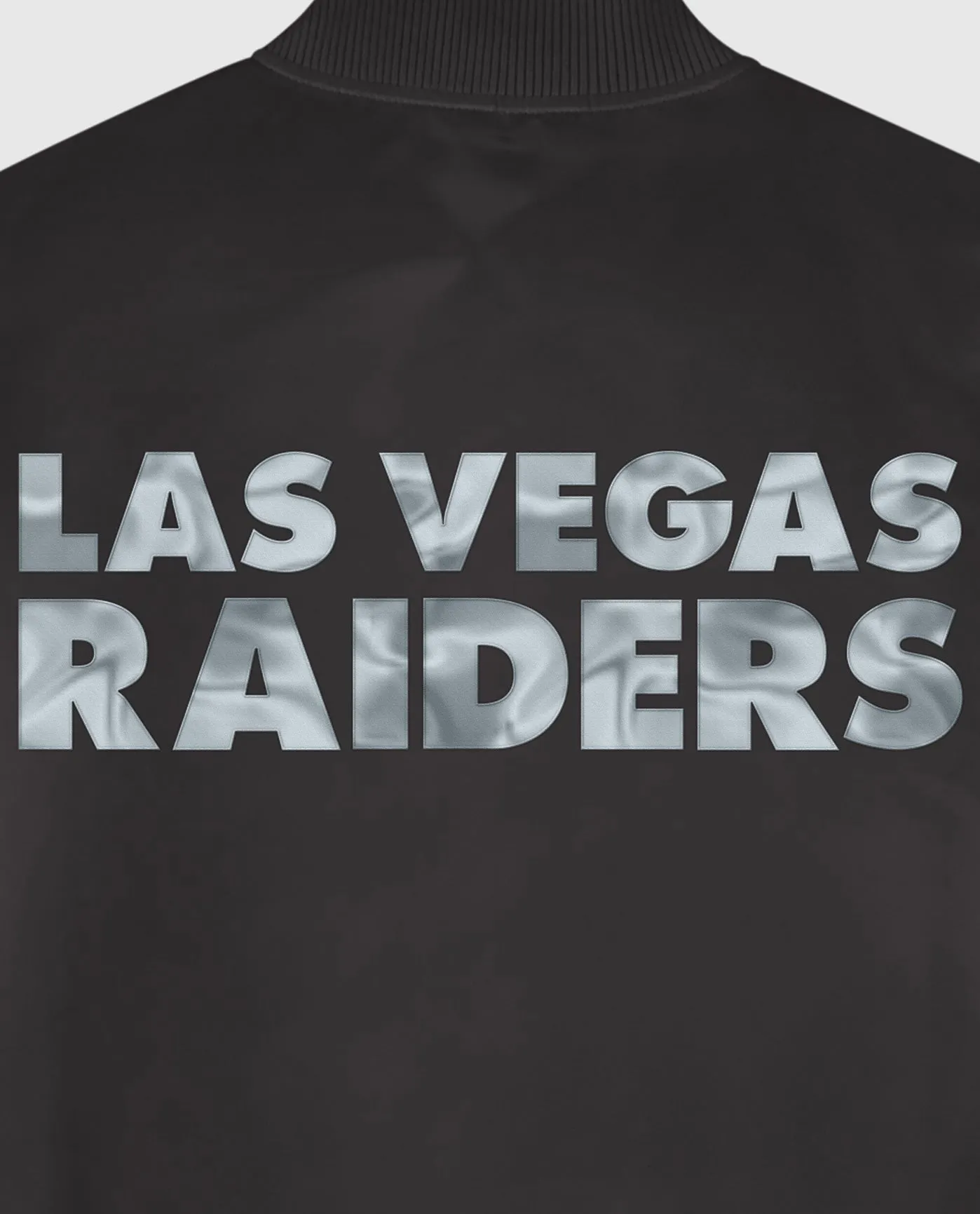 Las Vegas Raiders Varsity Satin Full-Snap Jacket sold by Starter product image thumbnail 3