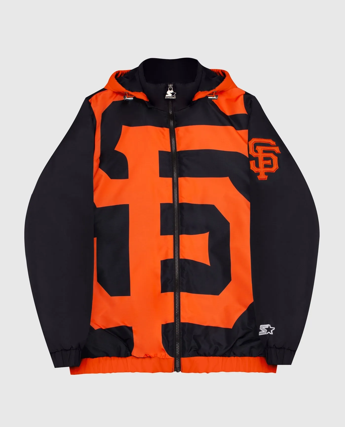 San Francisco Giants Hooded Nylon Full-Zip Jacket sold by Starter