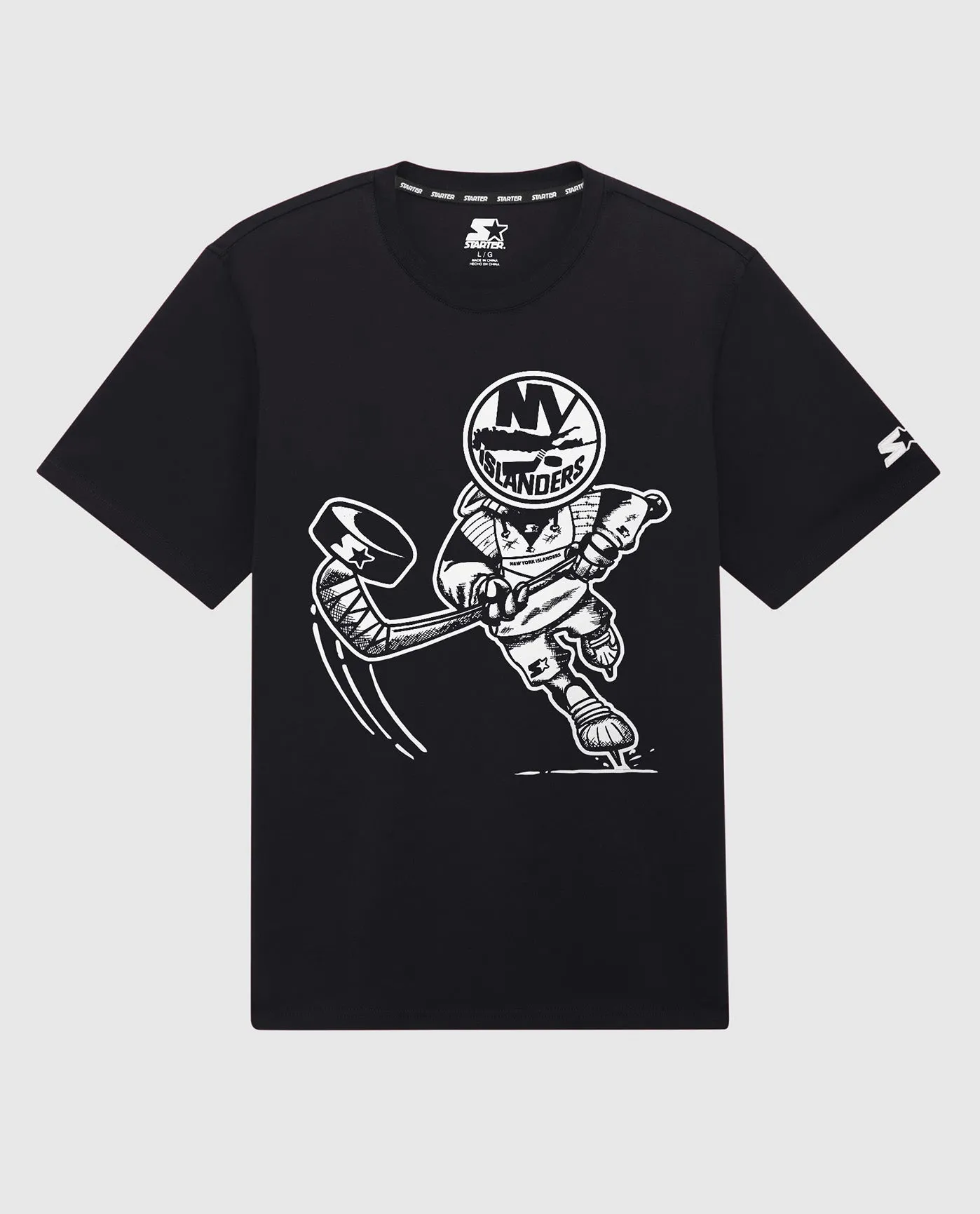 New York Islanders Faceoff Short Sleeve Crew Neck Tee sold by Starter