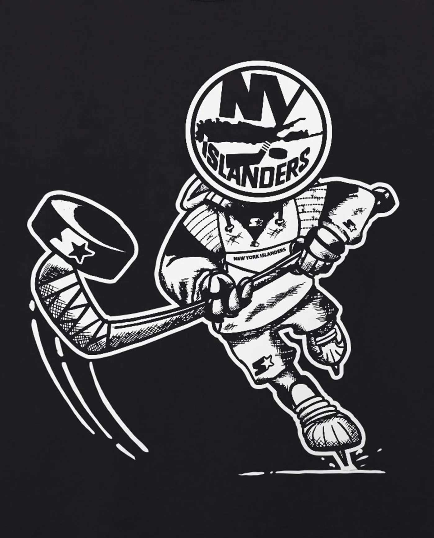 New York Islanders Faceoff Short Sleeve Crew Neck Tee sold by Starter product image thumbnail 2