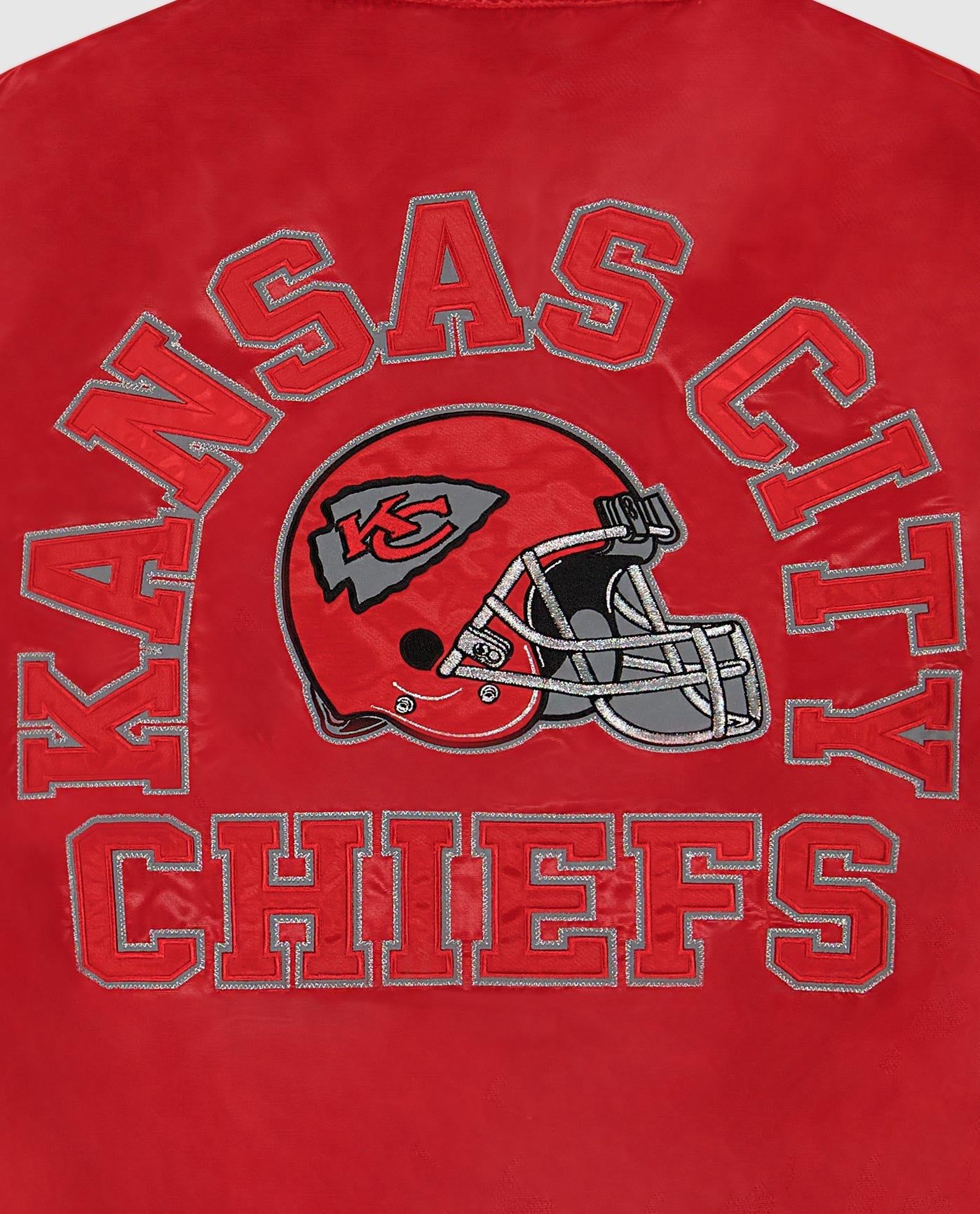 Kansas City Chiefs Varsity Satin Full-Snap Jacket sold by Starter product image thumbnail 3