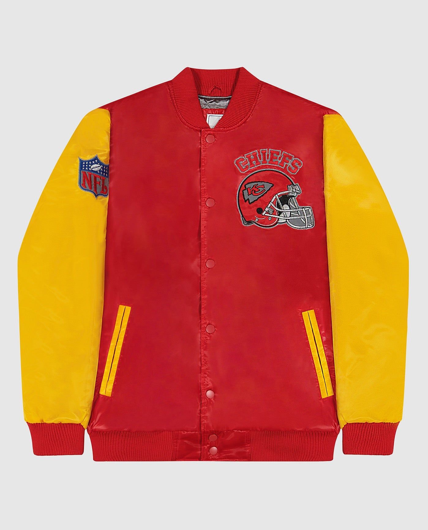 Kansas City Chiefs Varsity Satin Full-Snap Jacket sold by Starter