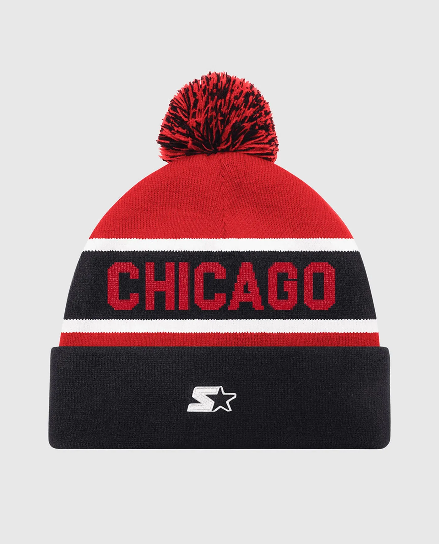 Chicago Blackhawks Pom Beanie sold by Starter product image thumbnail 2