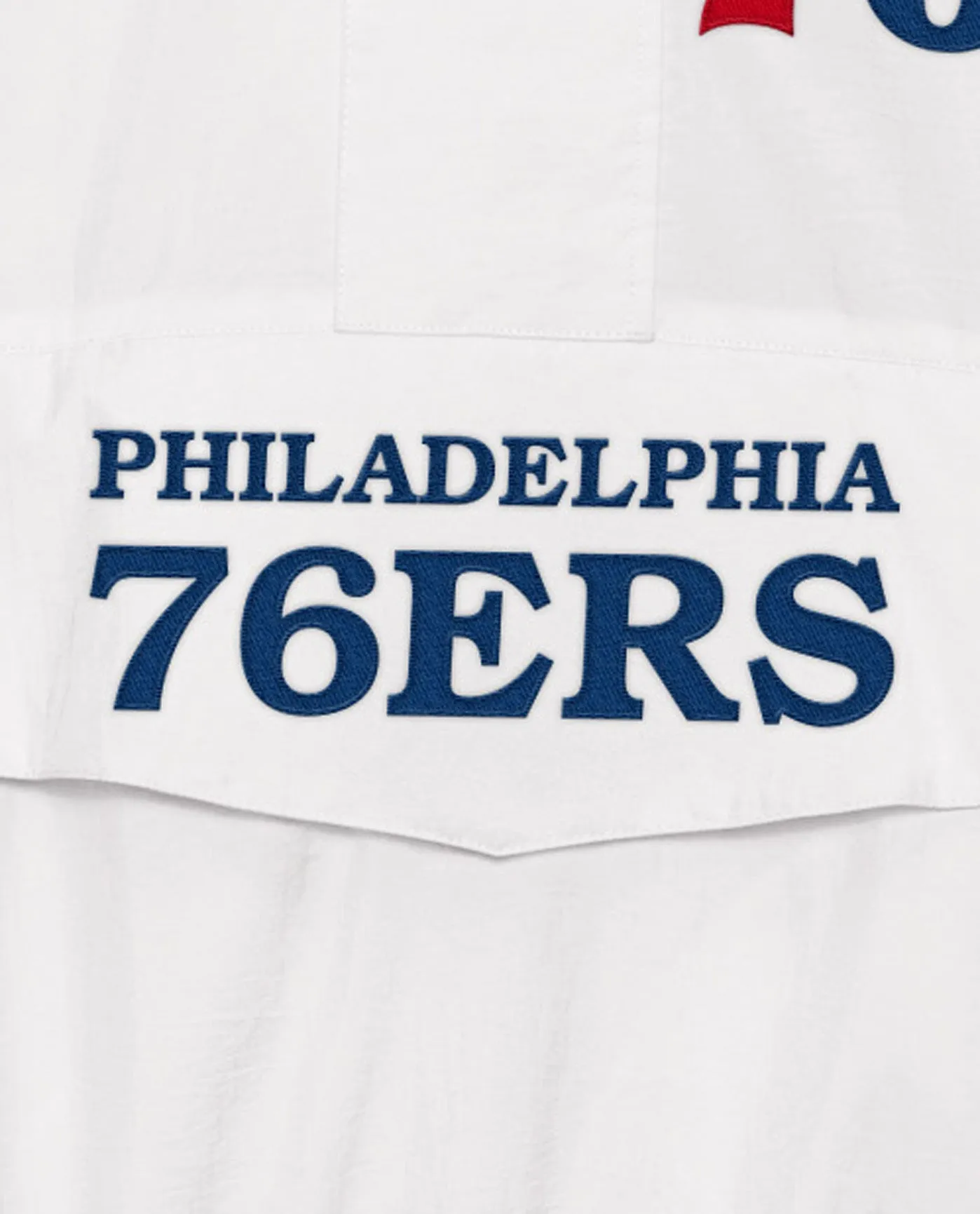 Philadelphia 76ers Home Team Half-Zip Jacket sold by Starter product image thumbnail 2