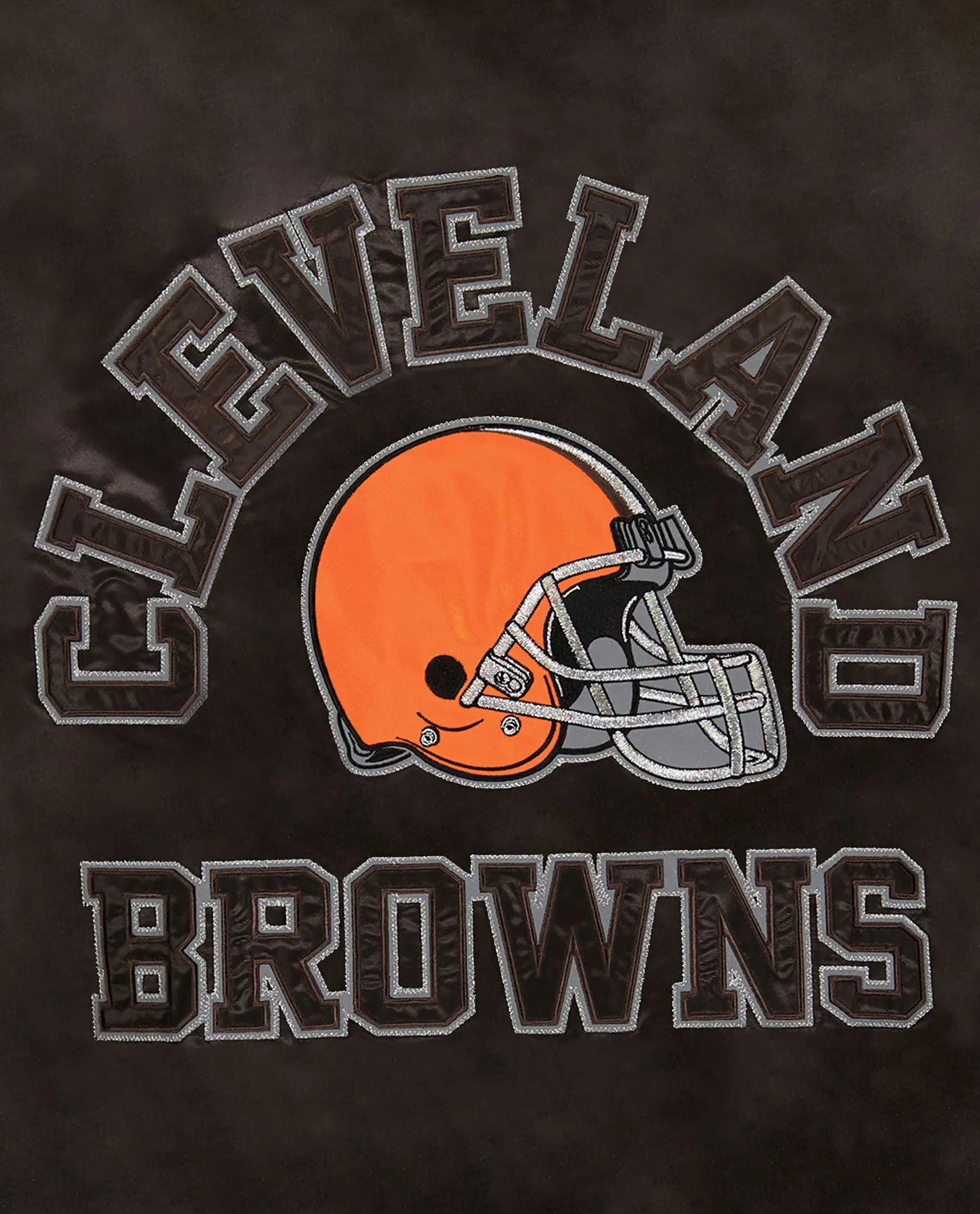Cleveland Browns Varsity Satin Full-Snap Jacket sold by Starter product image thumbnail 3
