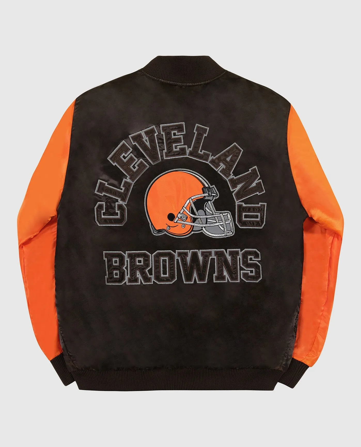 Cleveland Browns Varsity Satin Full-Snap Jacket sold by Starter product image thumbnail 4