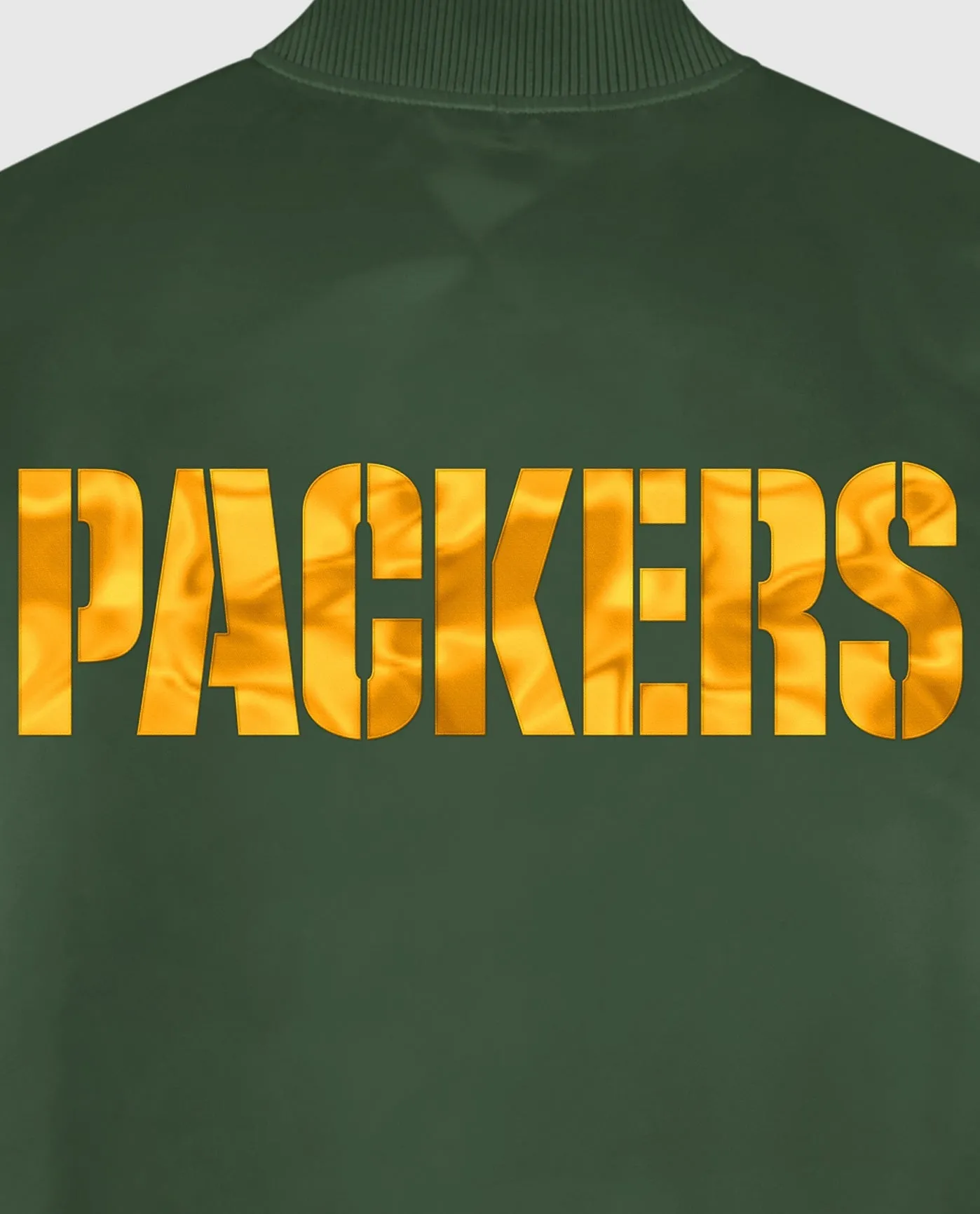 Green Bay Packers Varsity Satin Full-Snap Jacket sold by Starter product image thumbnail 3