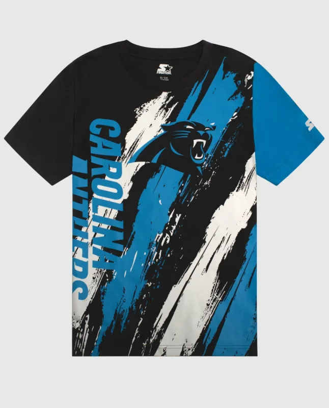 Carolina Panthers Short Sleeve Crew Neck Shirt sold by Starter