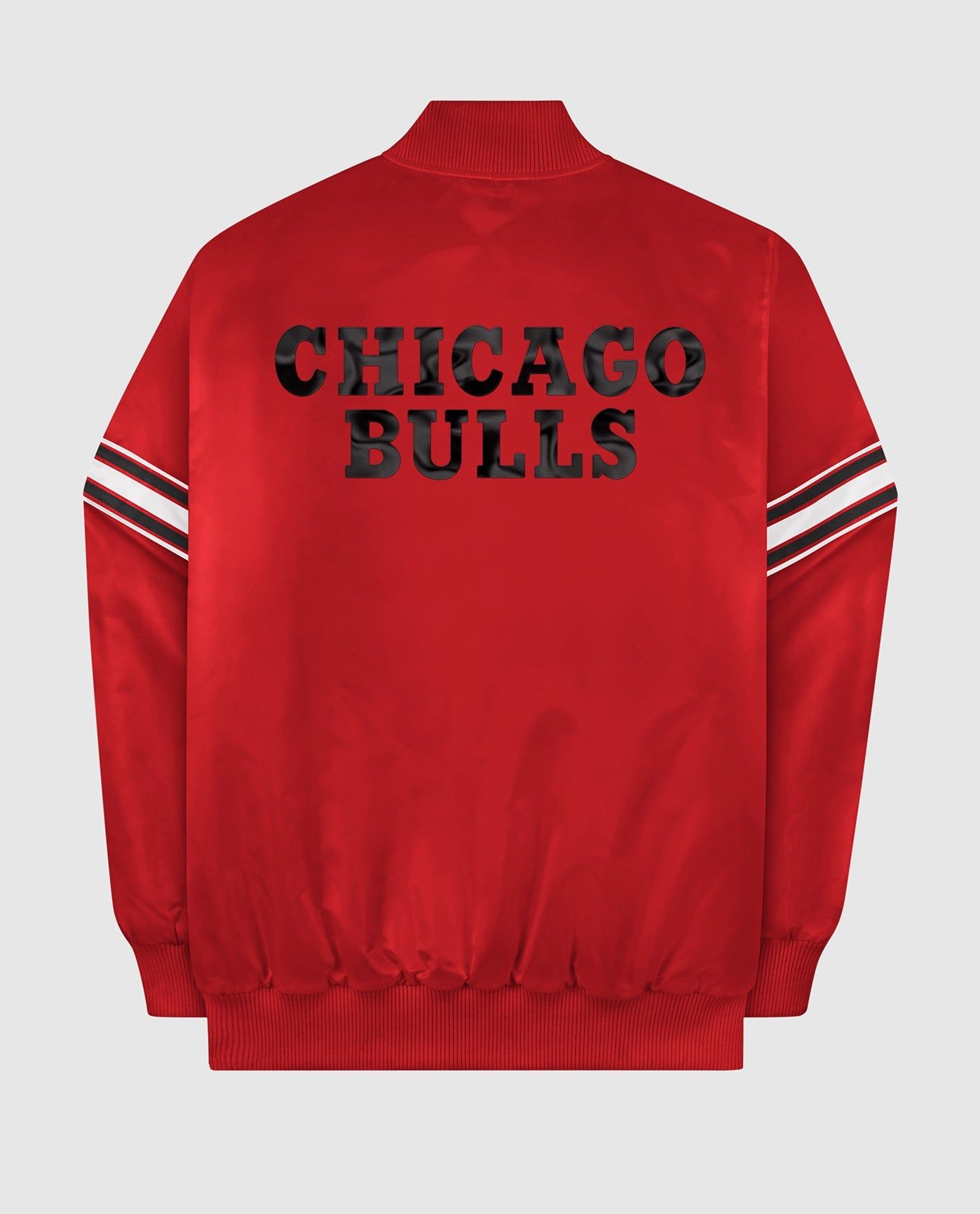 Chicago Bulls Varsity Satin Full-Snap Jacket sold by Starter product image thumbnail 4