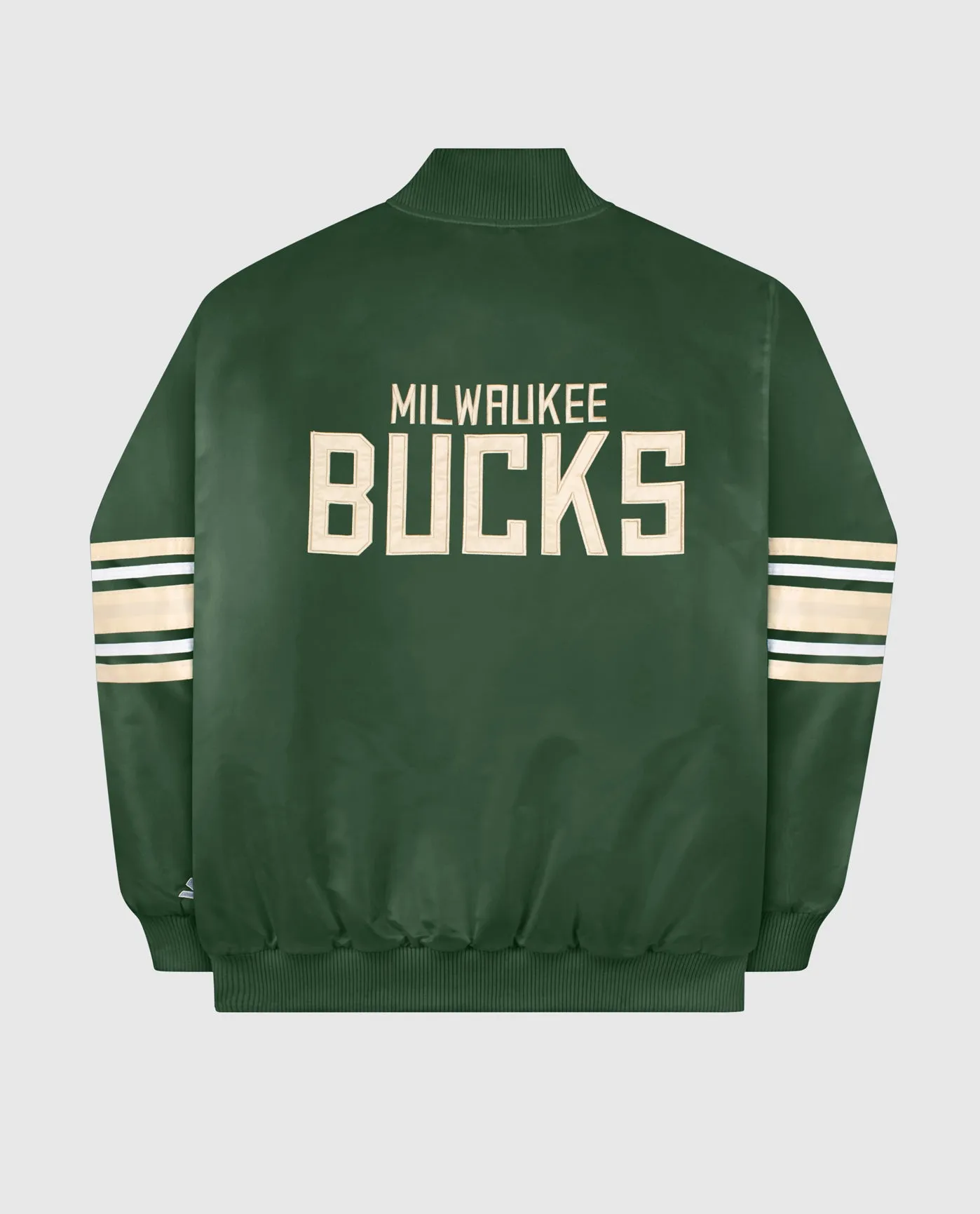 Women's Milwaukee Bucks Varsity Satin Full-Snap Jacket sold by Starter product image thumbnail 4