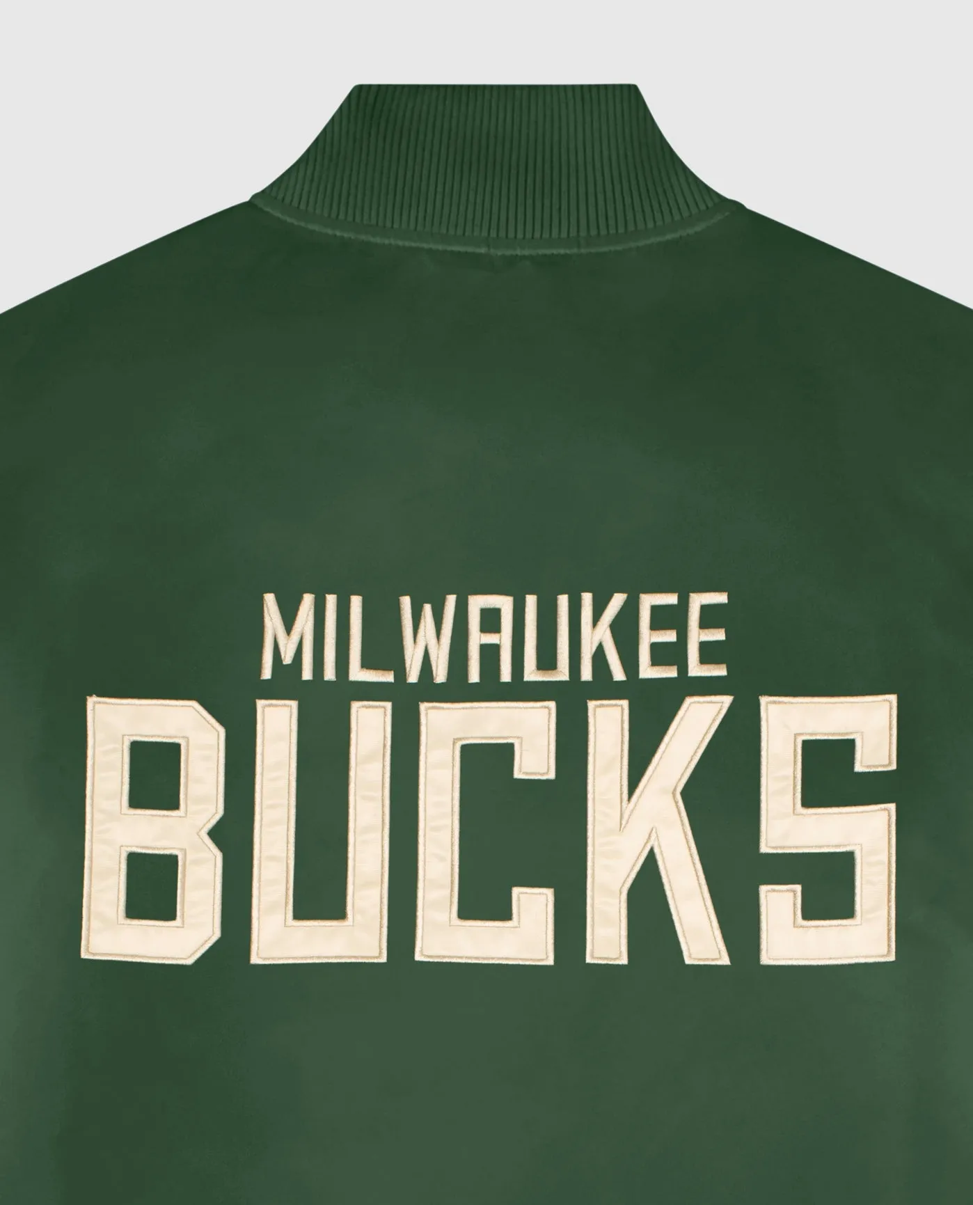 Women's Milwaukee Bucks Varsity Satin Full-Snap Jacket sold by Starter product image thumbnail 3