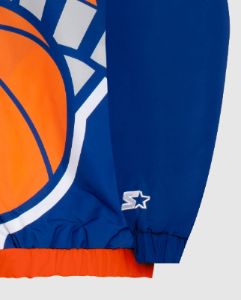 New York Knicks Hooded Nylon Full-Zip Jacket sold by Starter