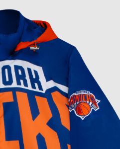 New York Knicks Hooded Nylon Full-Zip Jacket sold by Starter
