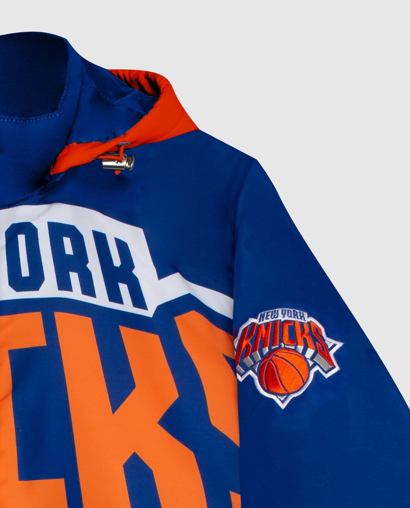 New York Knicks Hooded Nylon Full-Zip Jacket sold by Starter product image thumbnail 2
