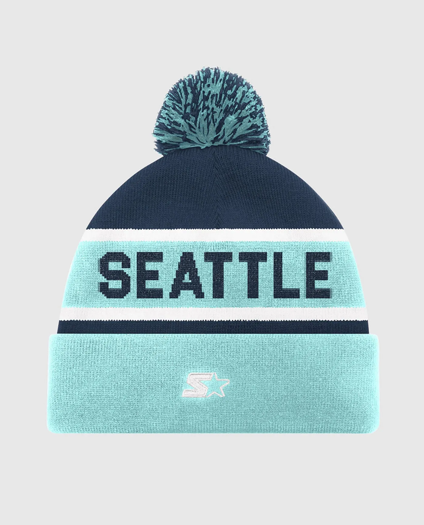 Seattle Kraken Pom Beanie sold by Starter product image thumbnail 2