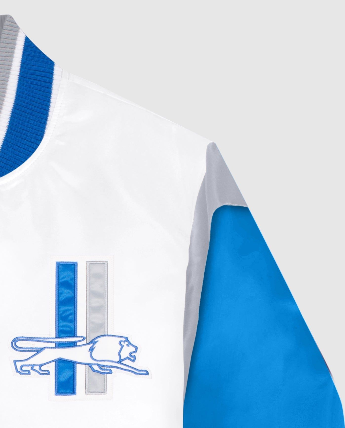 Detroit Lions Satin Full-Snap Jacket sold by Starter product image thumbnail 2