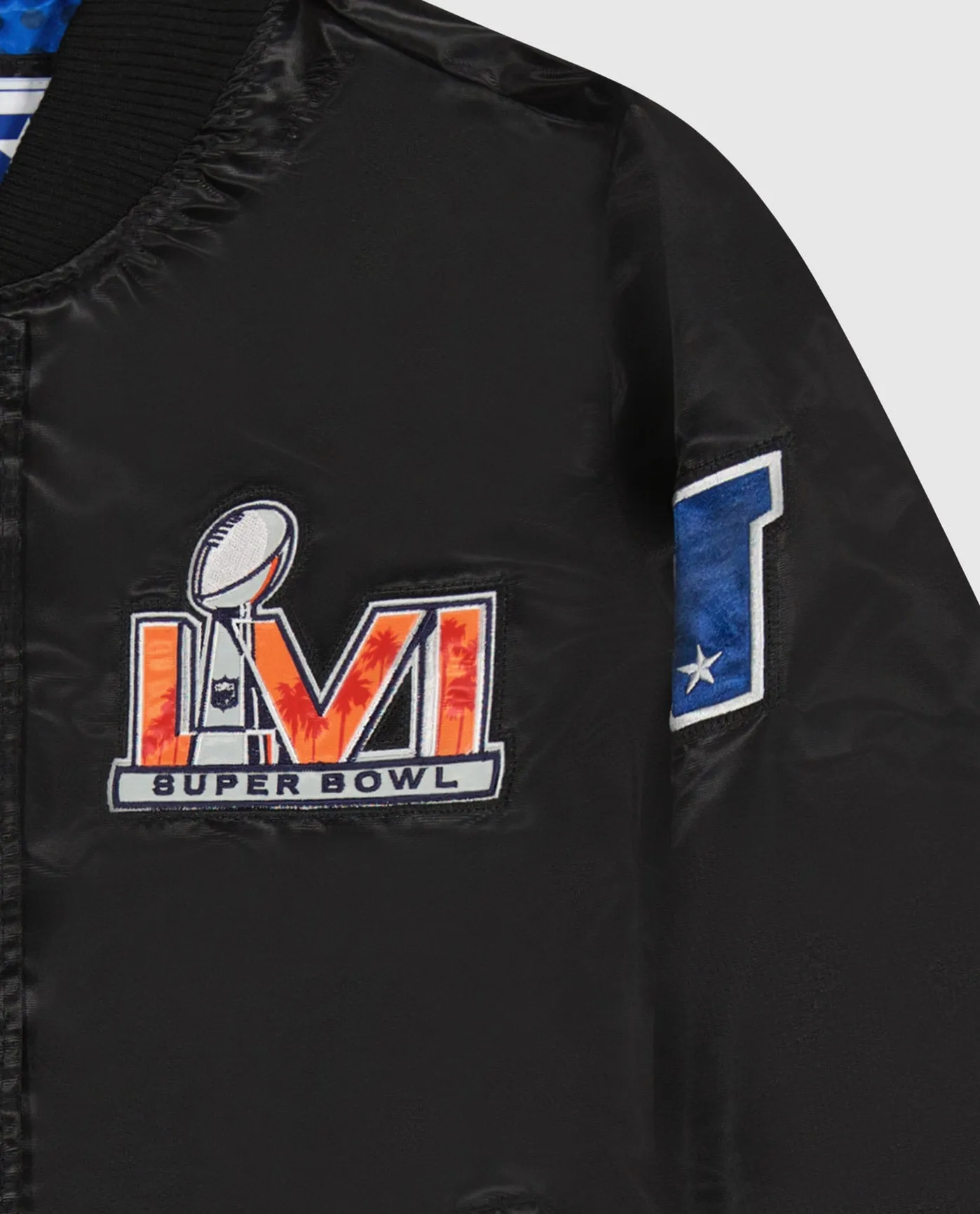 Women's Super Bowl LVI Varsity Satin Full-Snap Jacket sold by Starter product image thumbnail 2