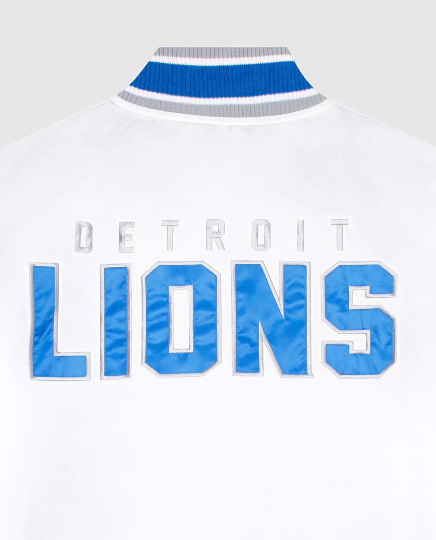 Detroit Lions Satin Full-Snap Jacket sold by Starter product image thumbnail 3